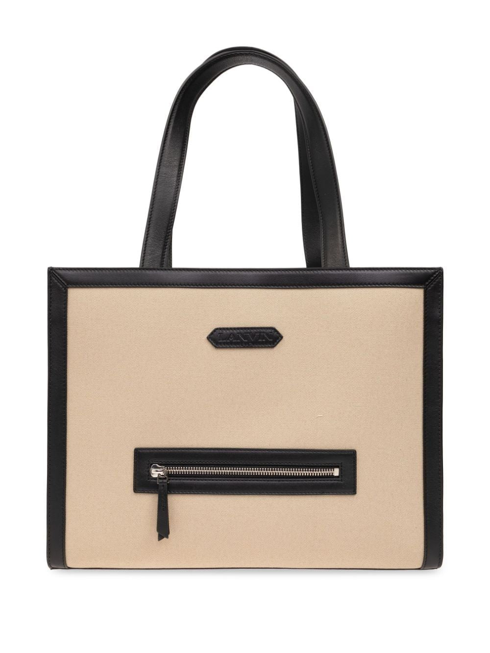 LANVIN Horizontal Frame Shopper Handbag