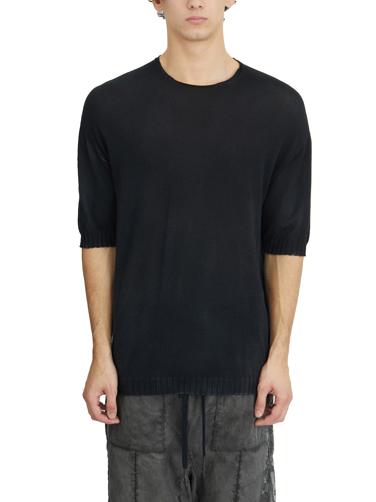 MD75 Men's Crew Neck Cotton Sweater - Size M