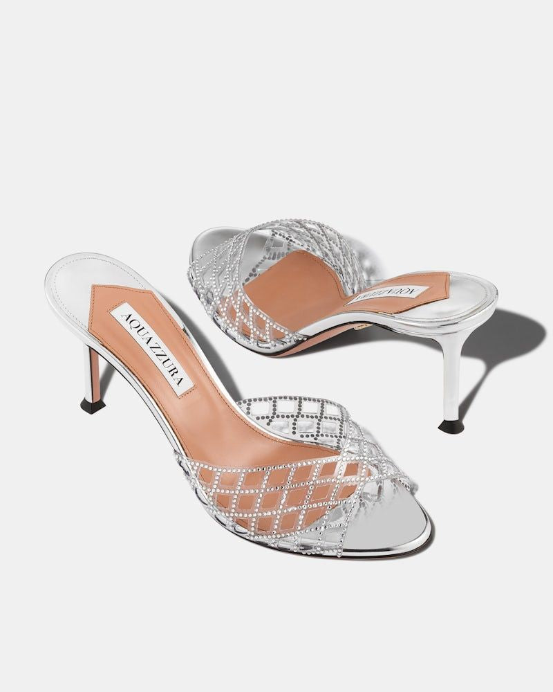 AQUAZZURA LUMIERE Flat 75 Mini Sandals for Women