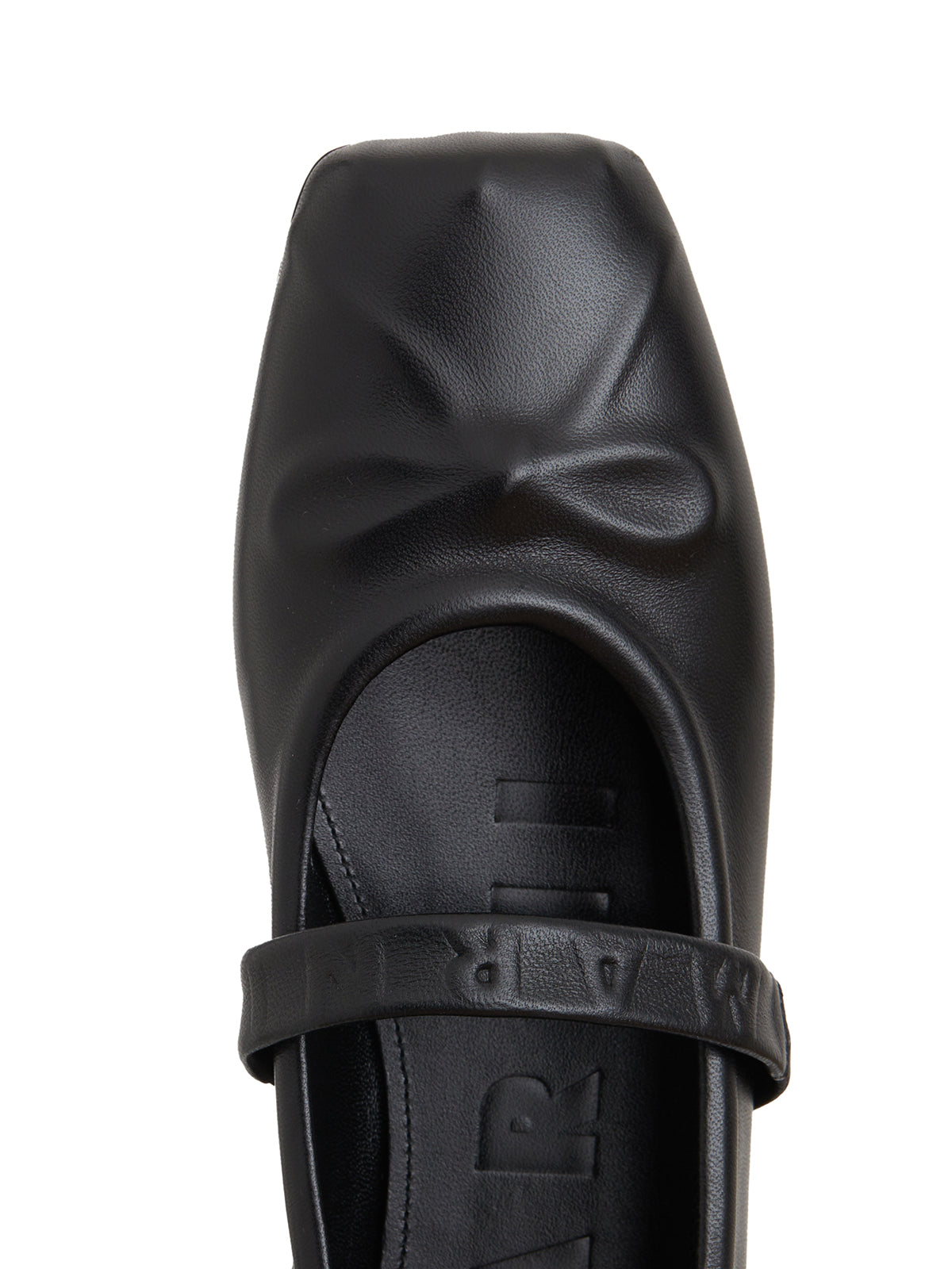 MARNI Classic Leather Mary Jane Ballerina Flats