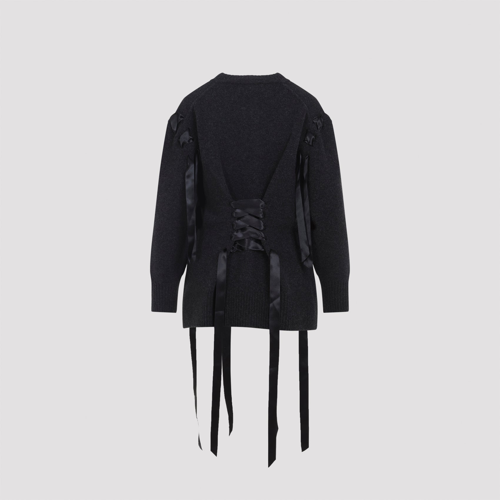 SIMONE ROCHA Sculpted Ribbon Corset Detail Cardigan