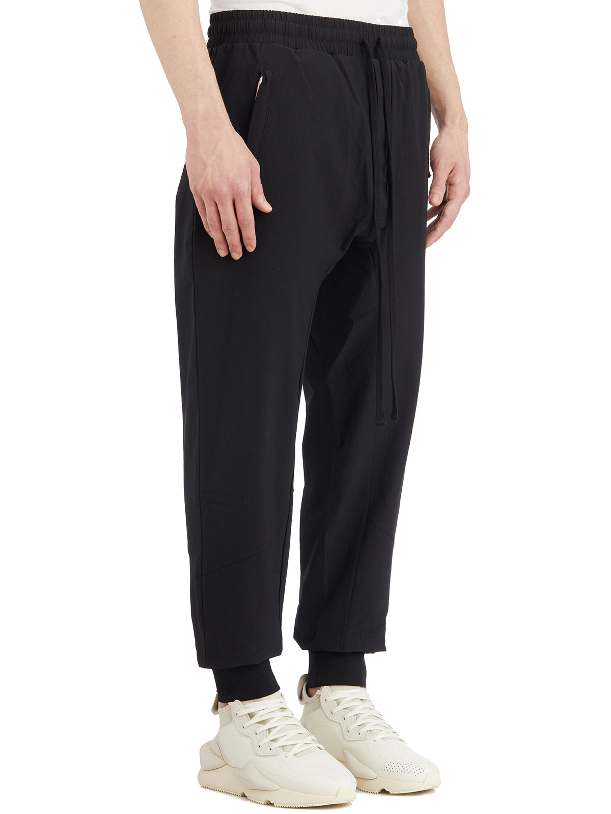 THOM KROM Men's Low-Crotch Nylon Jogger Pants