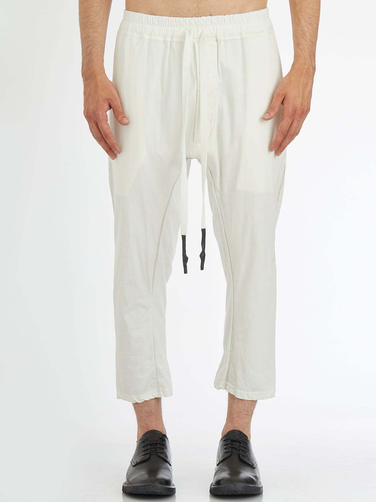 ISAAC SELLAM Cropped Cotton Pants - Size M