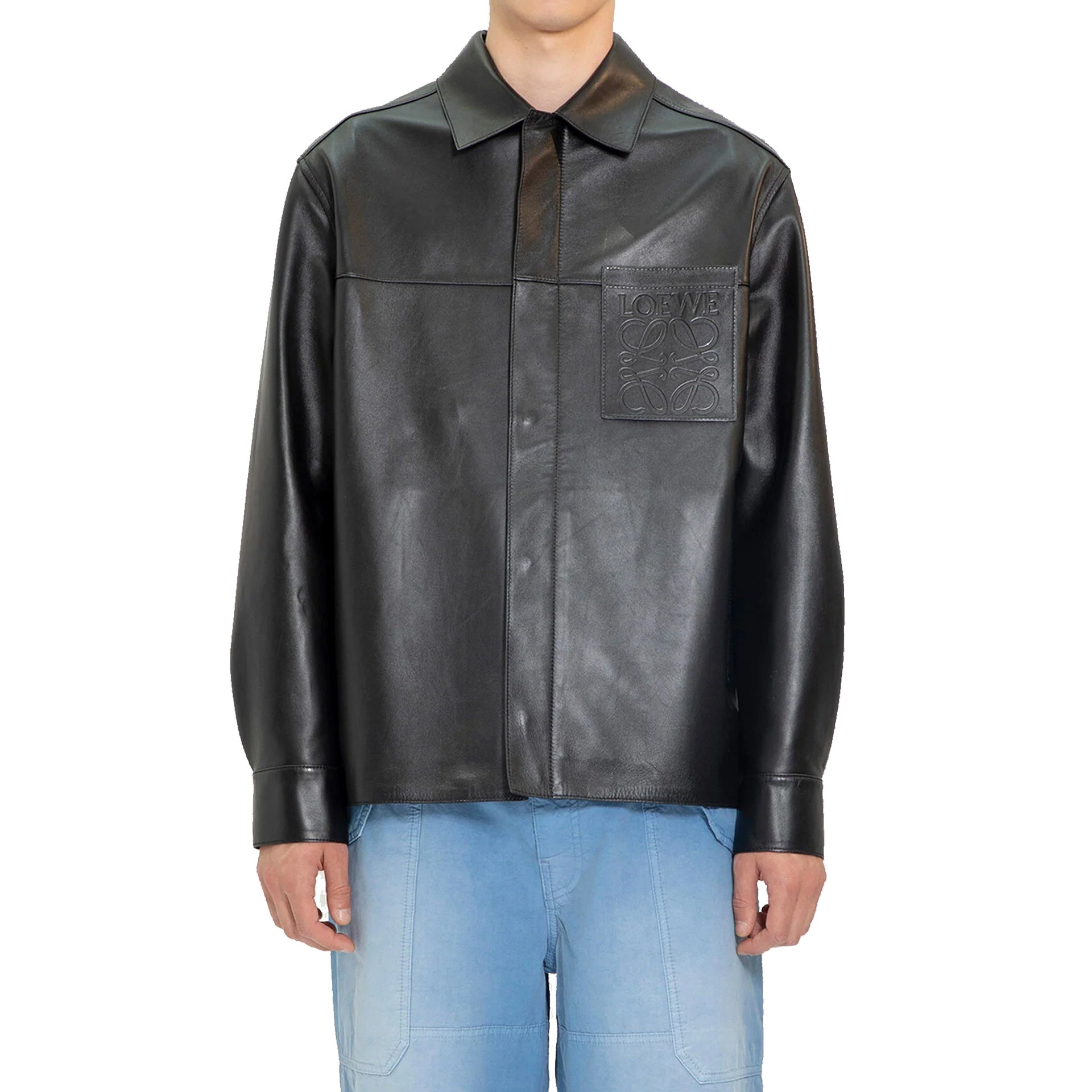 LOEWE Luxe Leather Jacket for Men - Fall Winter 24/25