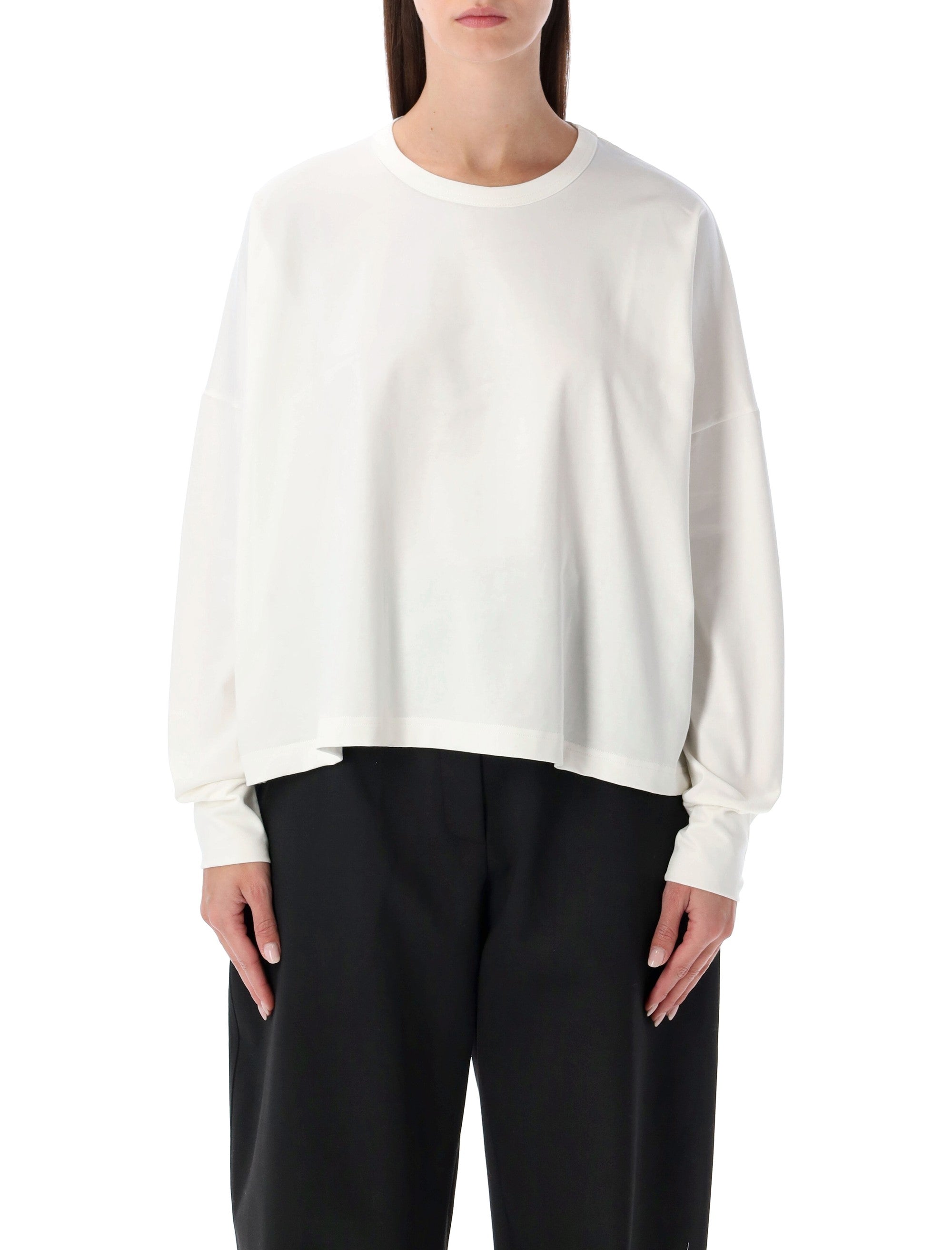 STUDIO NICHOLSON Women's Oversized Mini Loop Long Sleeve T-Shirt