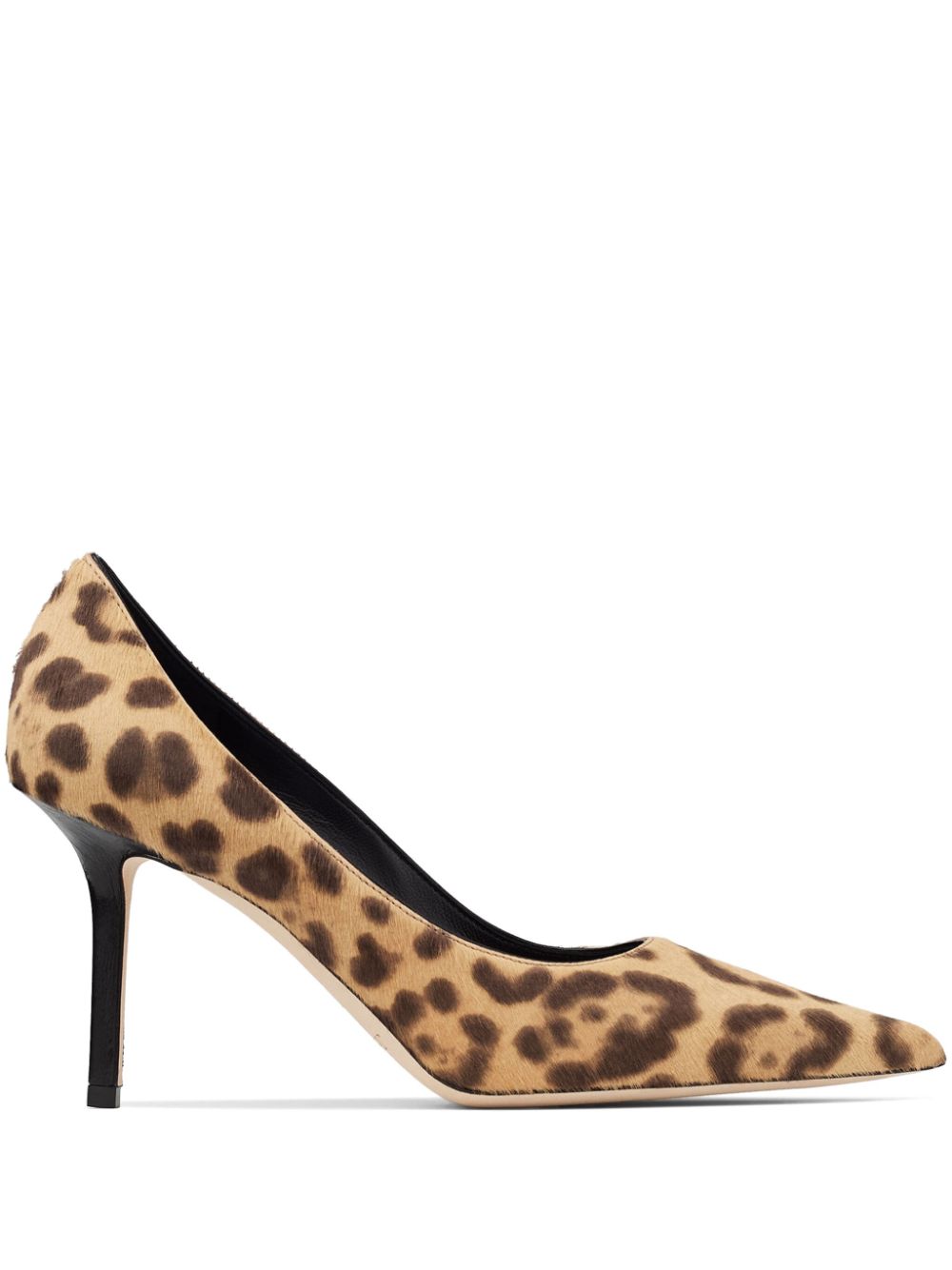 JIMMY CHOO Leopard Print Stiletto Pumps - 85MM Heel