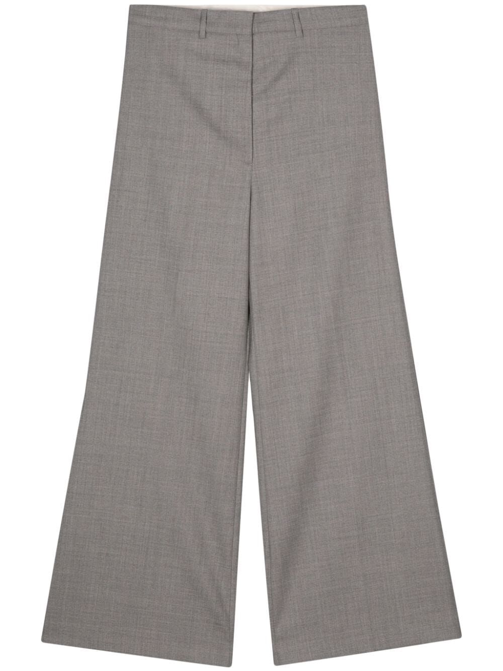 LOW CLASSIC Wide Wool Trousers for Women - SS24