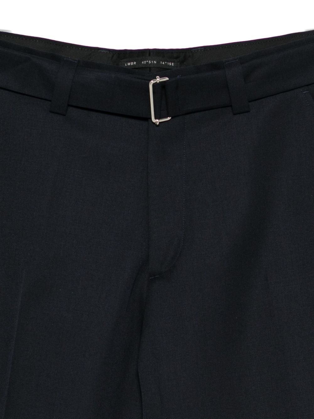 LOW BRAND Stylish Trousers with Adjustable Buckle Waist - FW25