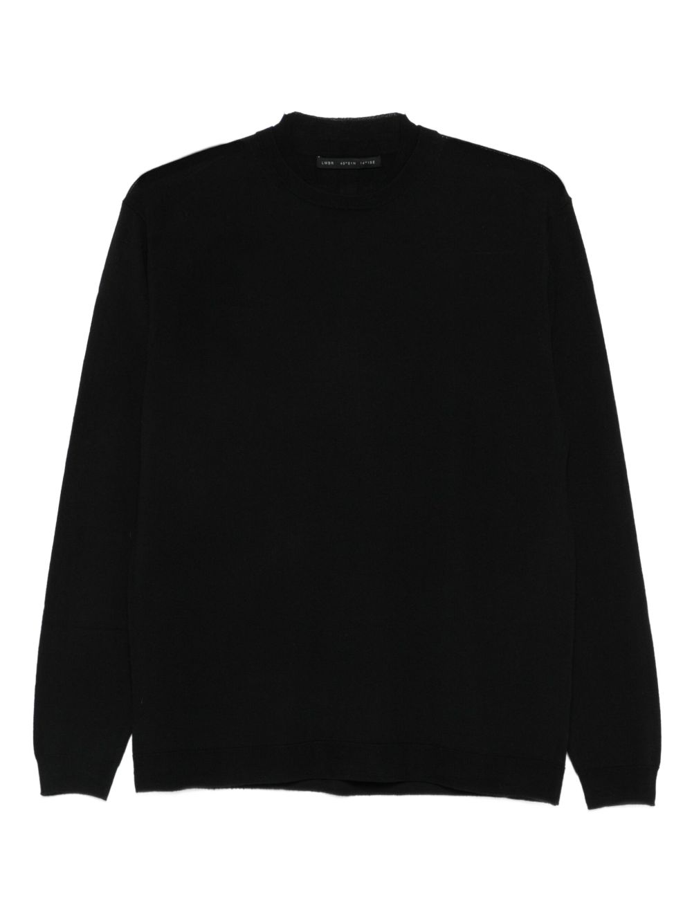 LOW BRAND Extra-Fine Wool Knit Crewneck Sweater - FW25