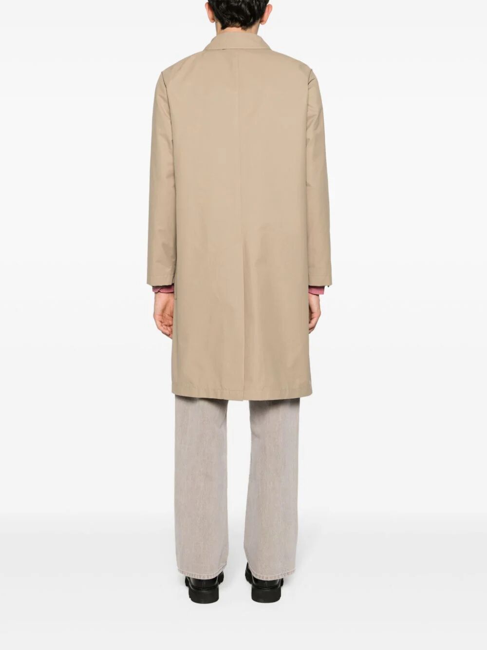 TAGLIATORE Men's Classic Wool Trench Coat