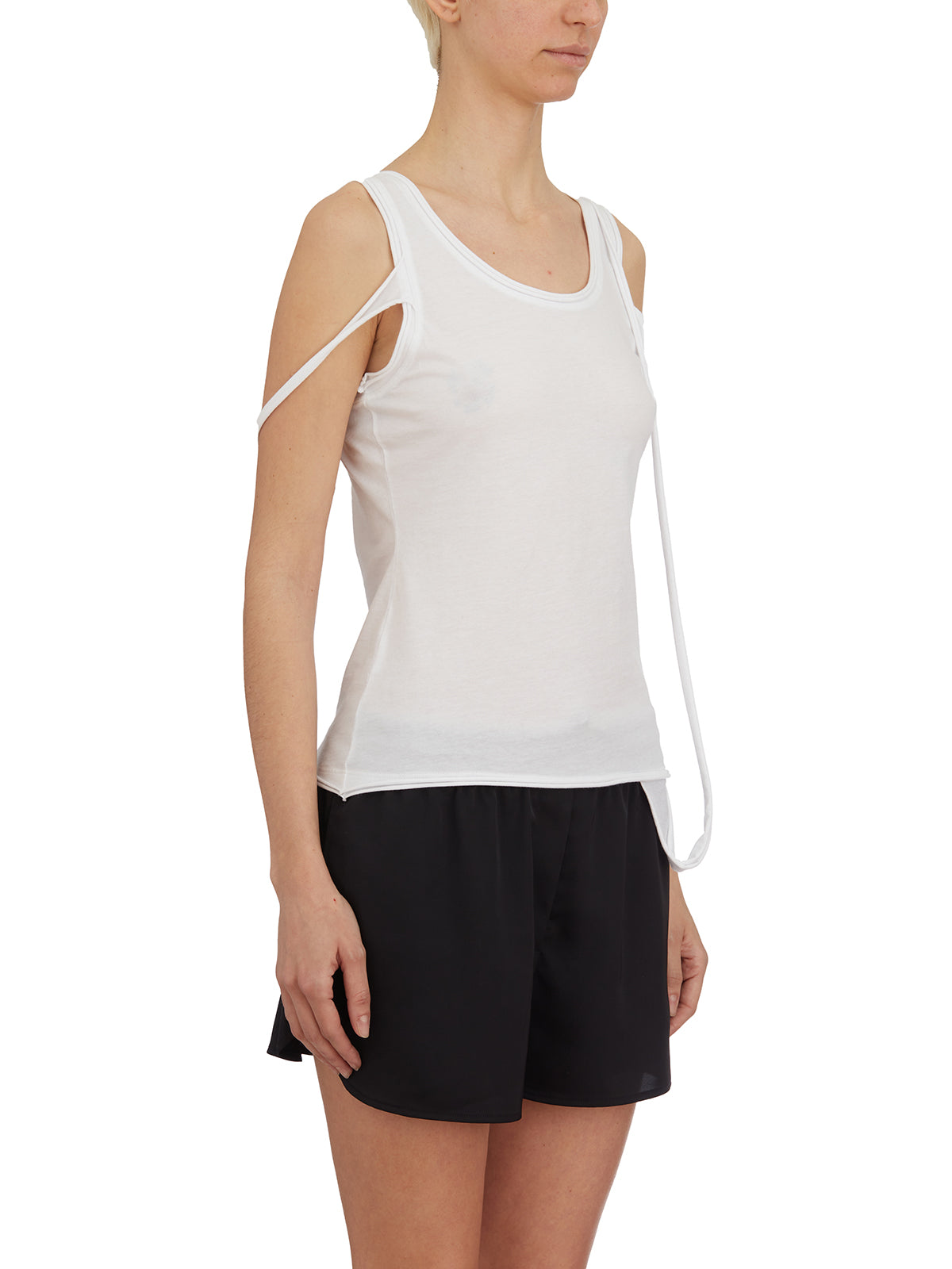 HELMUT LANG Slim Fit Tank Top with Straps - Size S