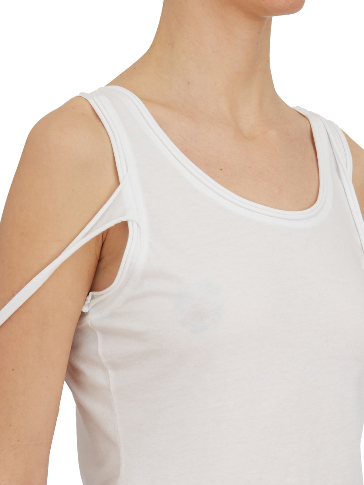 HELMUT LANG Slim Fit Tank Top with Straps - Size S