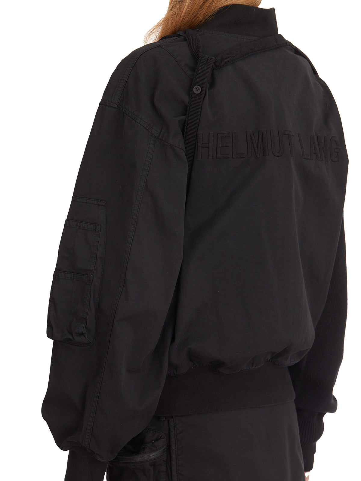 HELMUT LANG Women's Stretch Cotton Bomber Jacket