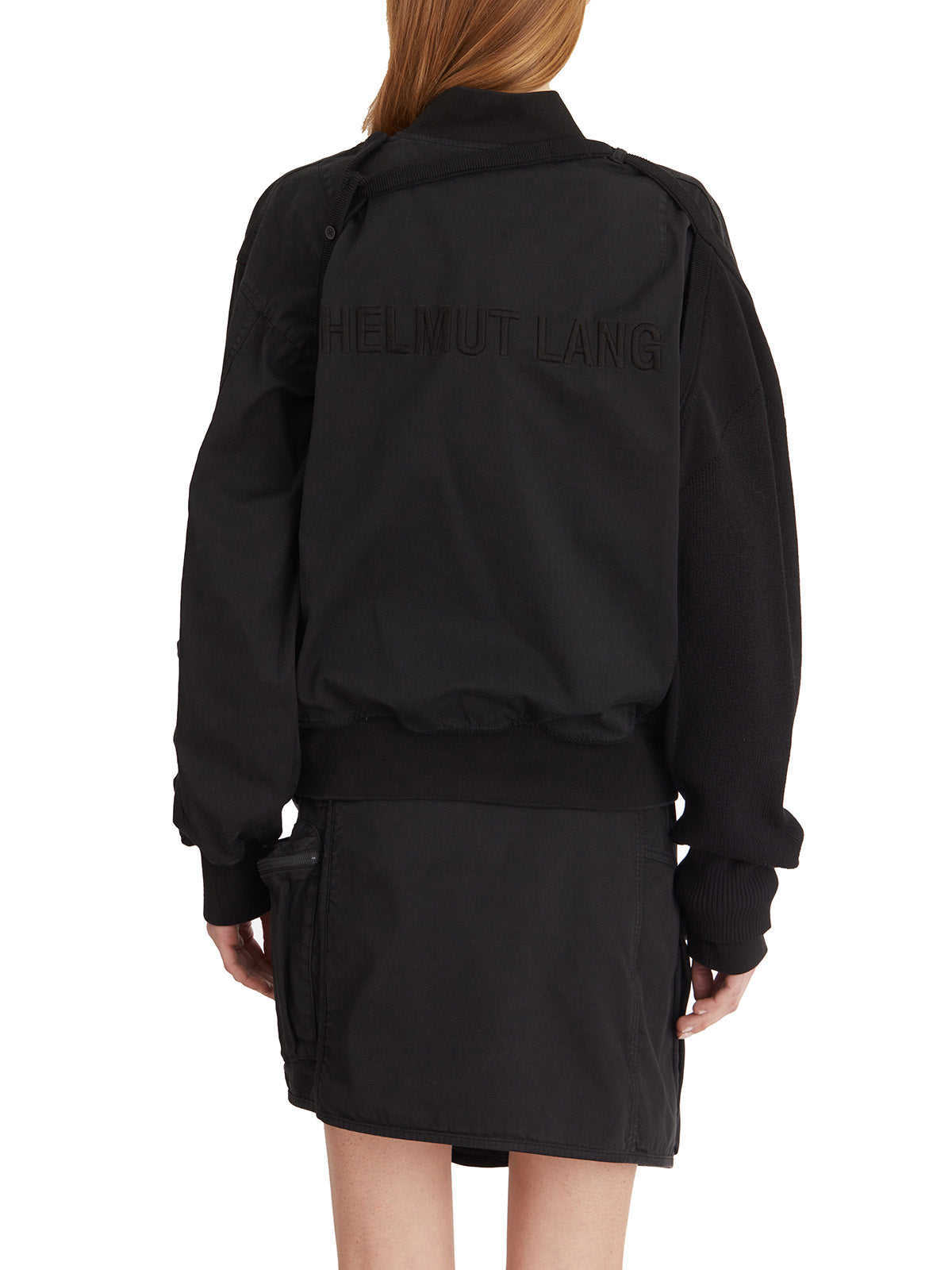 HELMUT LANG Women's Stretch Cotton Bomber Jacket