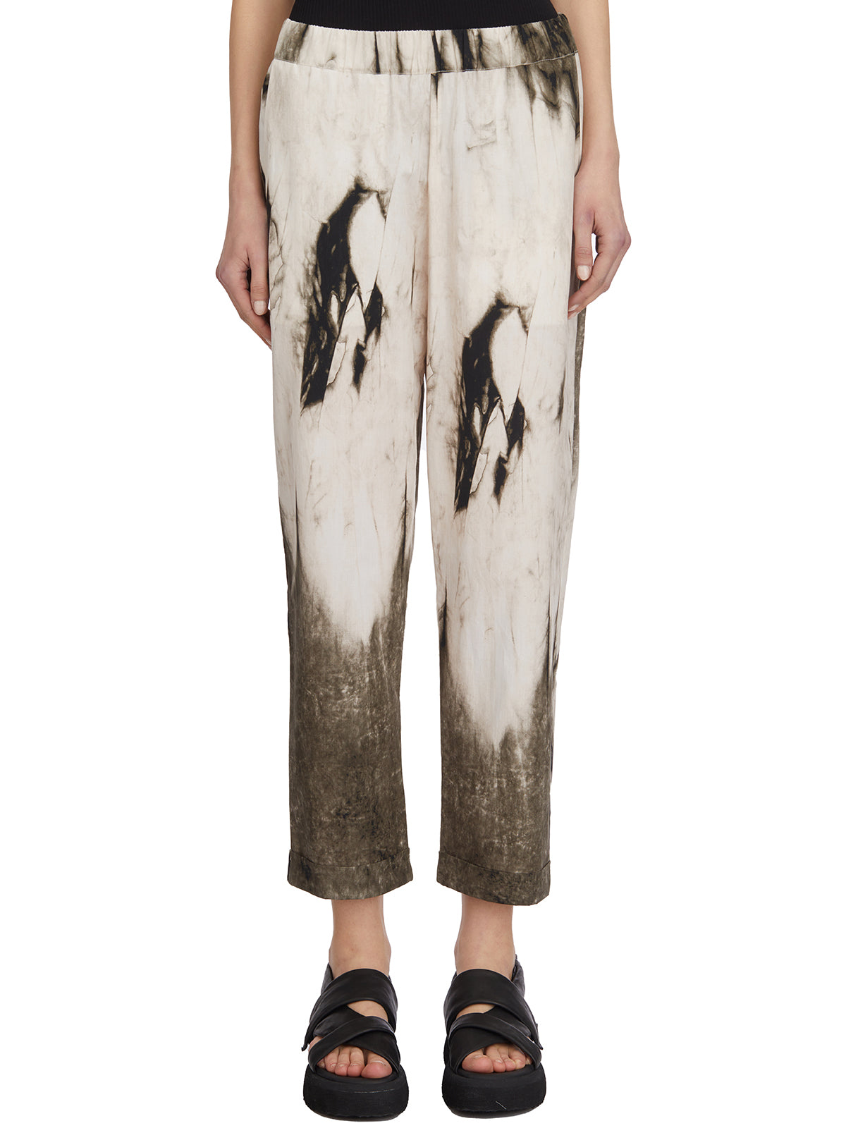 COLLECTION PRIVEE Tie Dye Cotton Trousers for Women