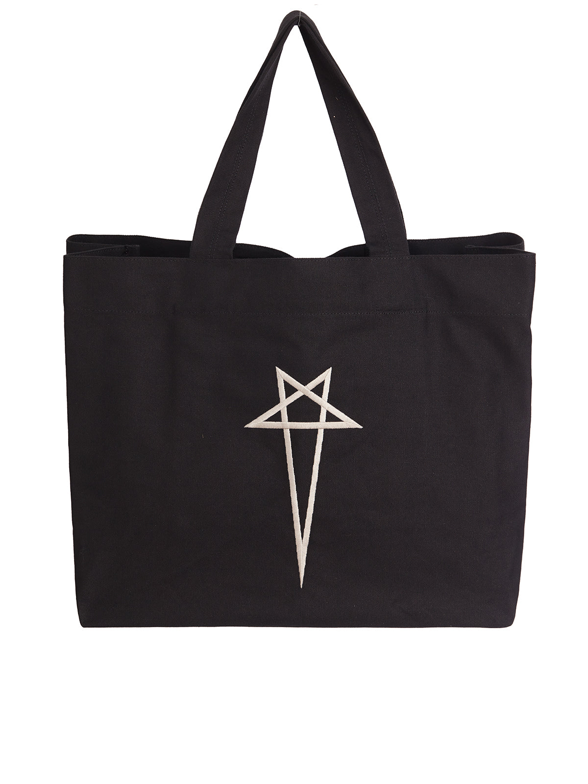 RICK OWENS Cotton Beach Tote Handbag - Men's Carryover Collection