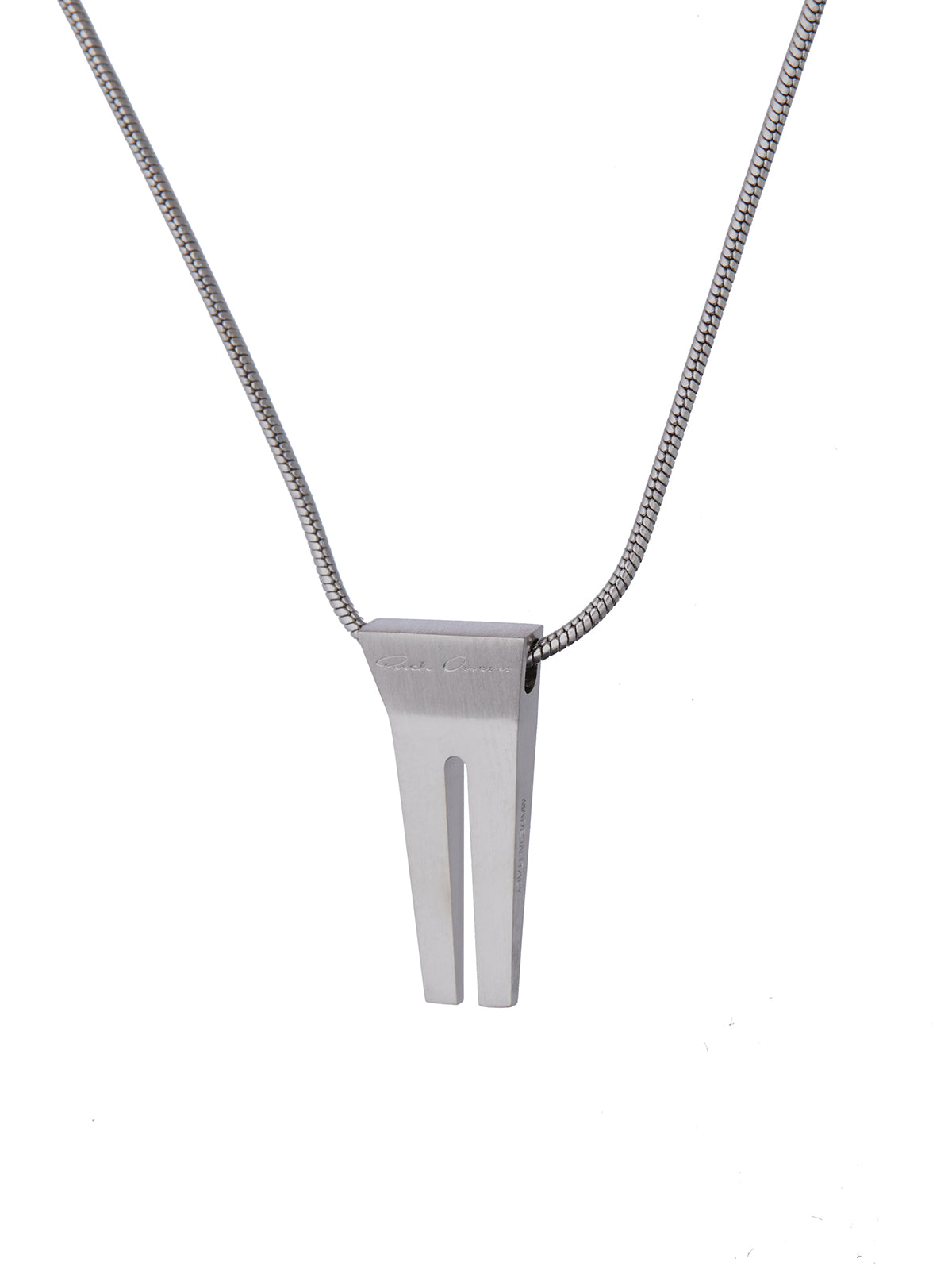 RICK OWENS Mini Open Trunk Charm Necklace