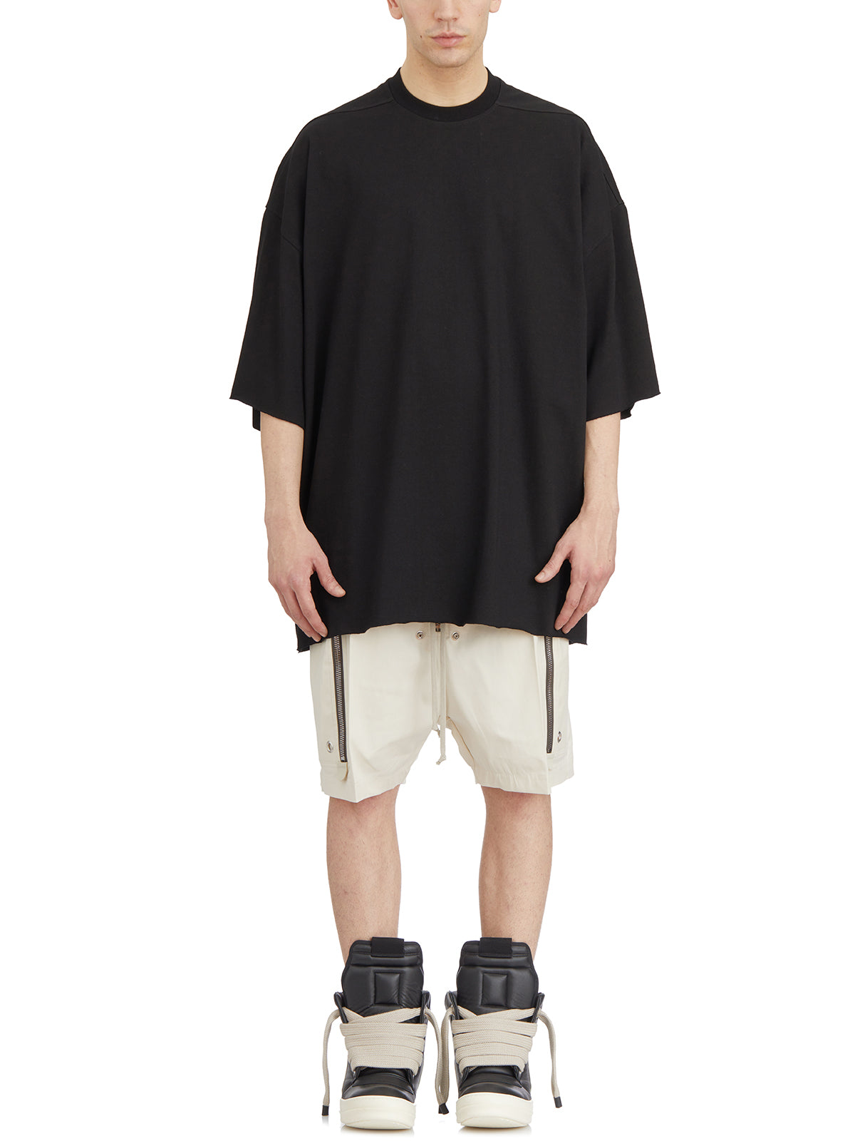 RICK OWENS Oversized Crewneck T-Shirt - Unisex One Size