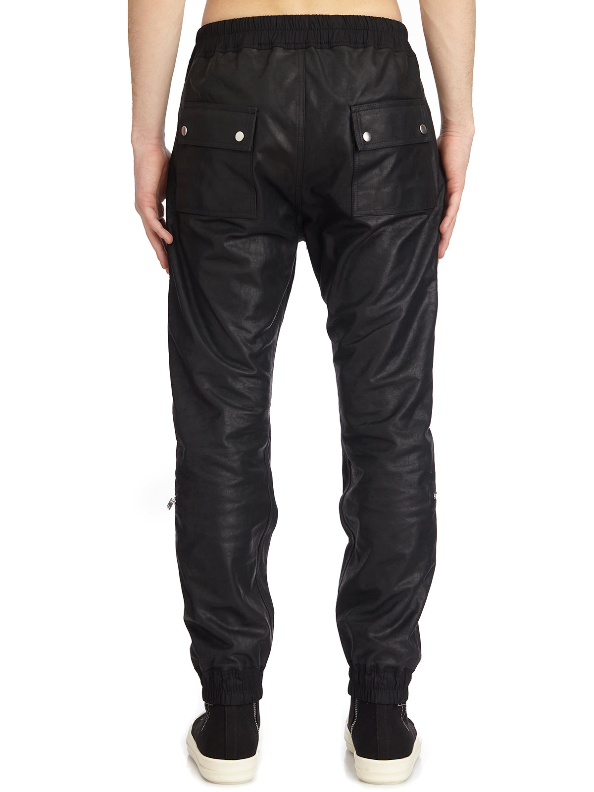 RICK OWENS Headon Joggers 48 - Stylish Leather Trousers for Men