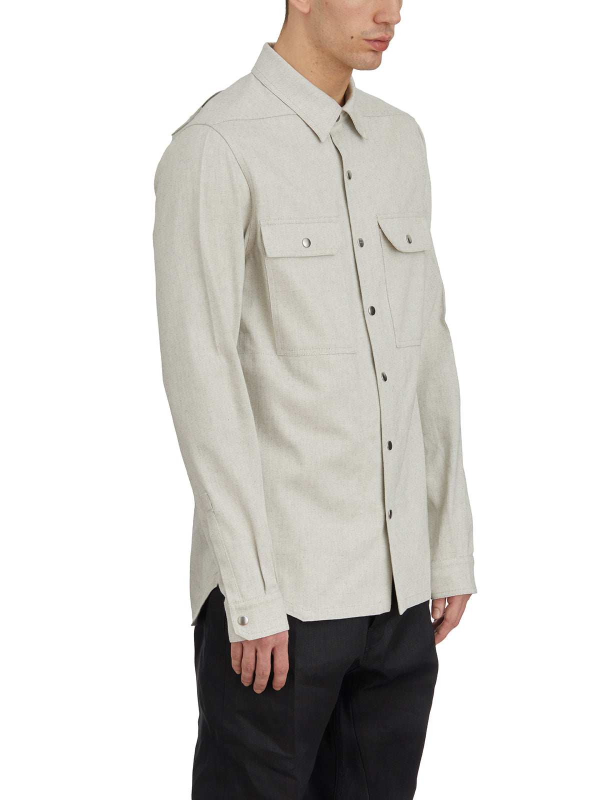 RICK OWENS Shirt Cut Dive Jacket Size 48