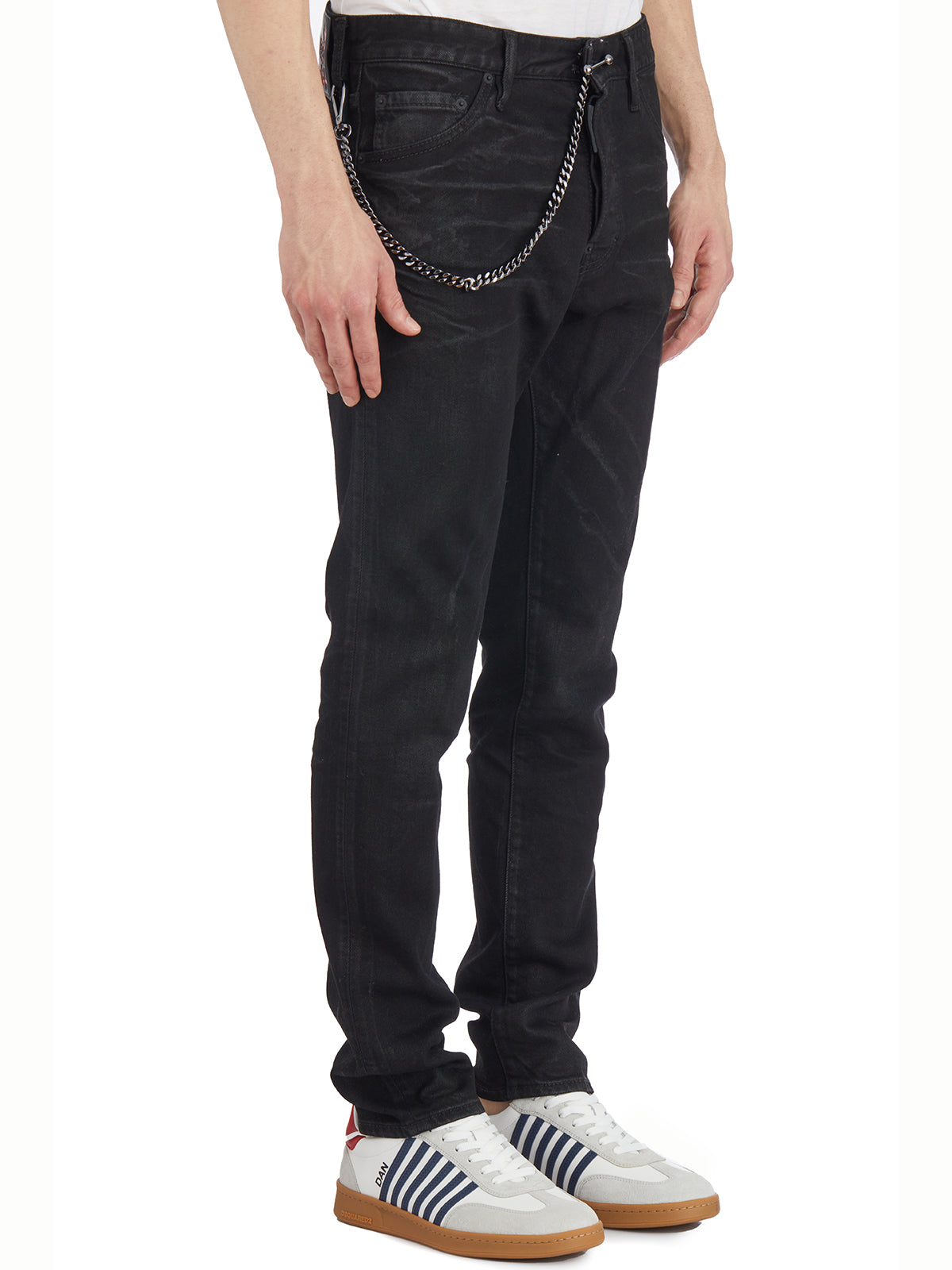 DSQUARED2 Cool Guy Chain Denim Pants - Size 48