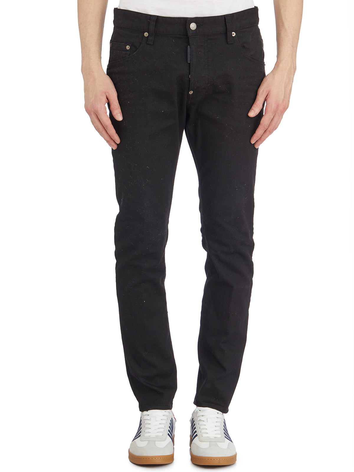 DSQUARED2 Slim Fit Denim Skater Trousers - Size 48
