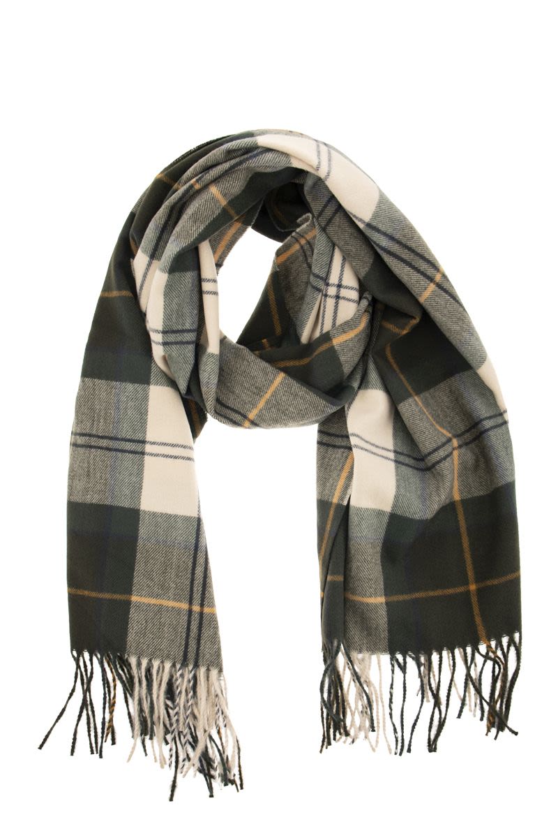 BARBOUR Oversized Tartan Scarf - 180 x 60 cm