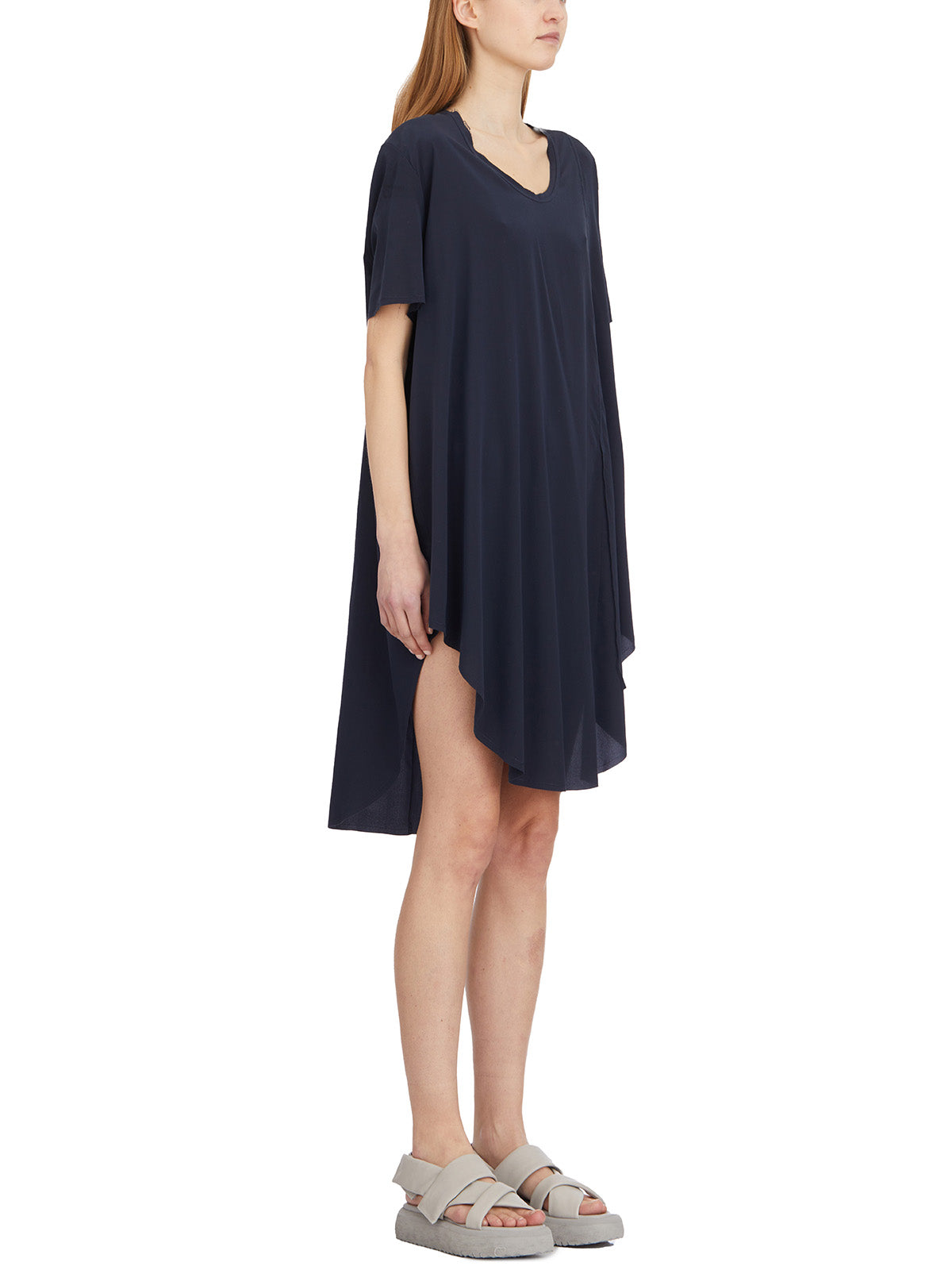 SERIENUMERICA Elegant Short Sleeve Silk Shirt - Size 42