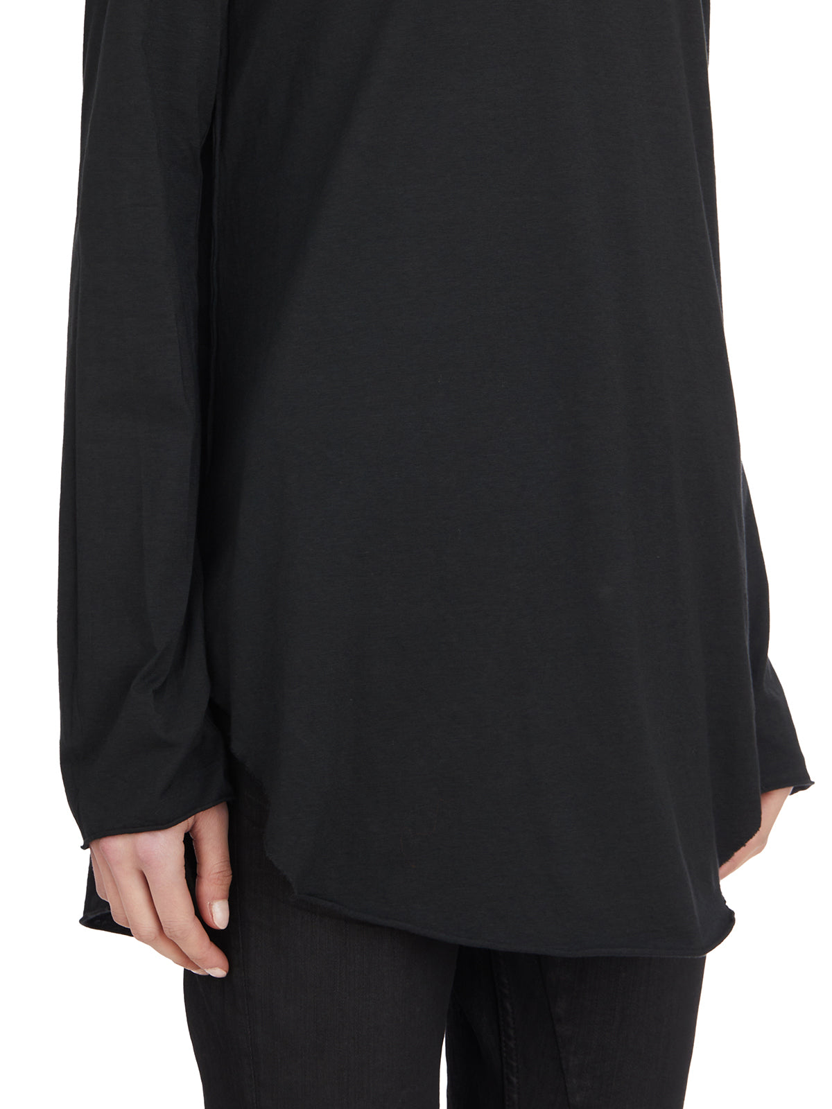 SERIENUMERICA Long Sleeve Cotton T-Shirt for Women