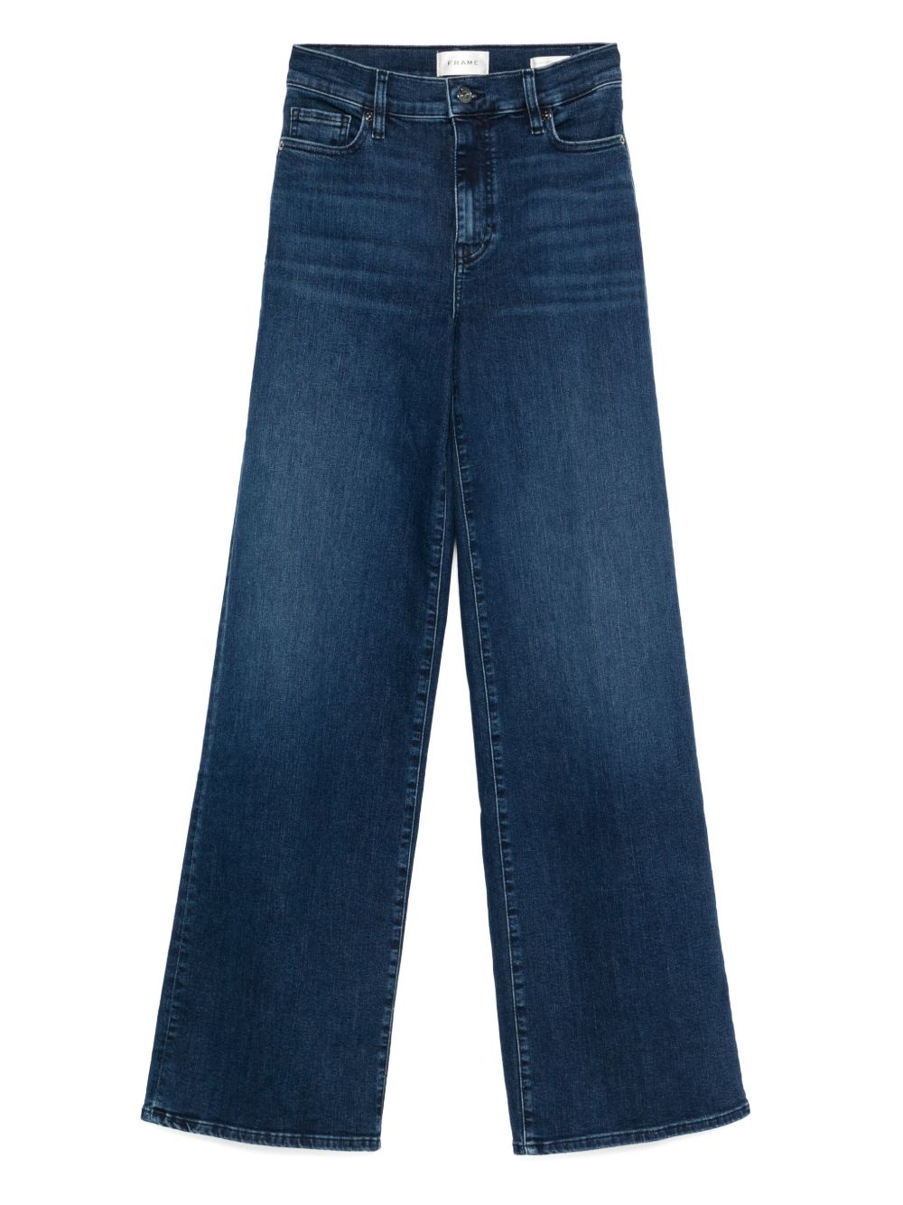 FRAME Classic Button-Zip Five-Pocket Jeans