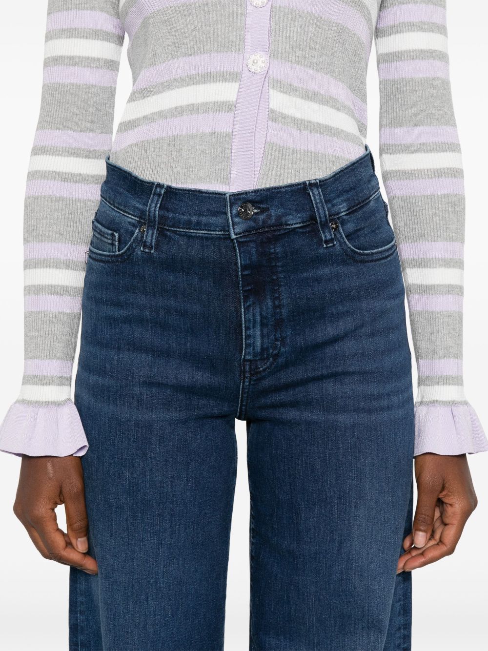 FRAME Classic Button-Zip Five-Pocket Jeans