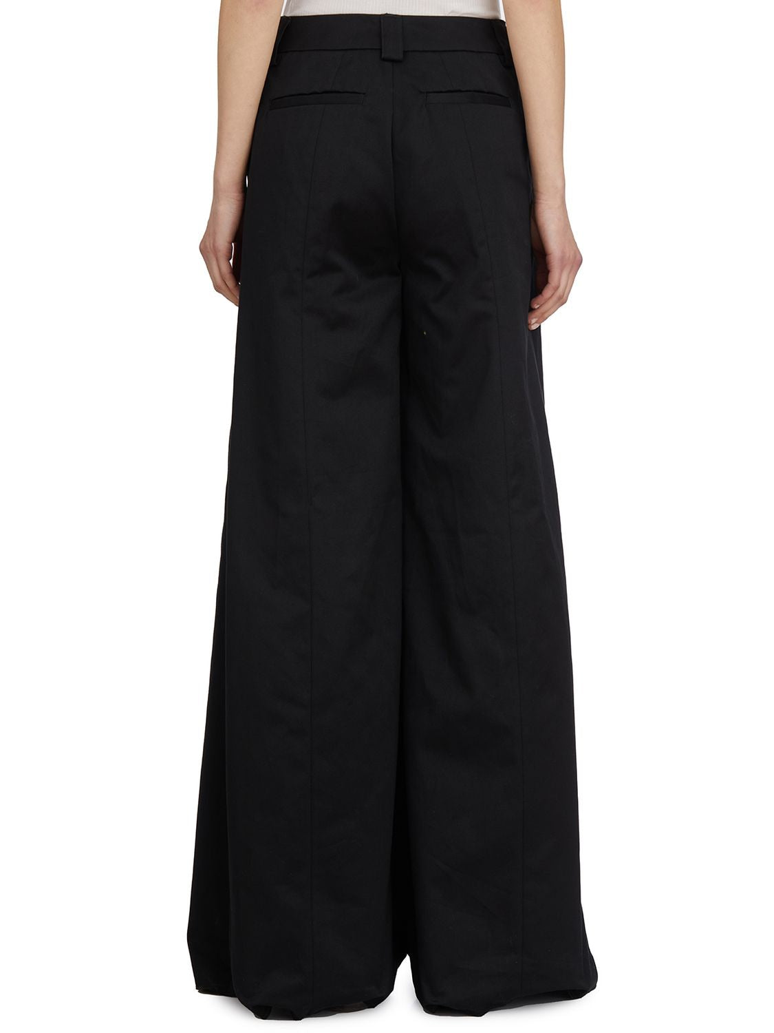 THE LATEST Wide-Leg Gabardine Trousers in Size 40