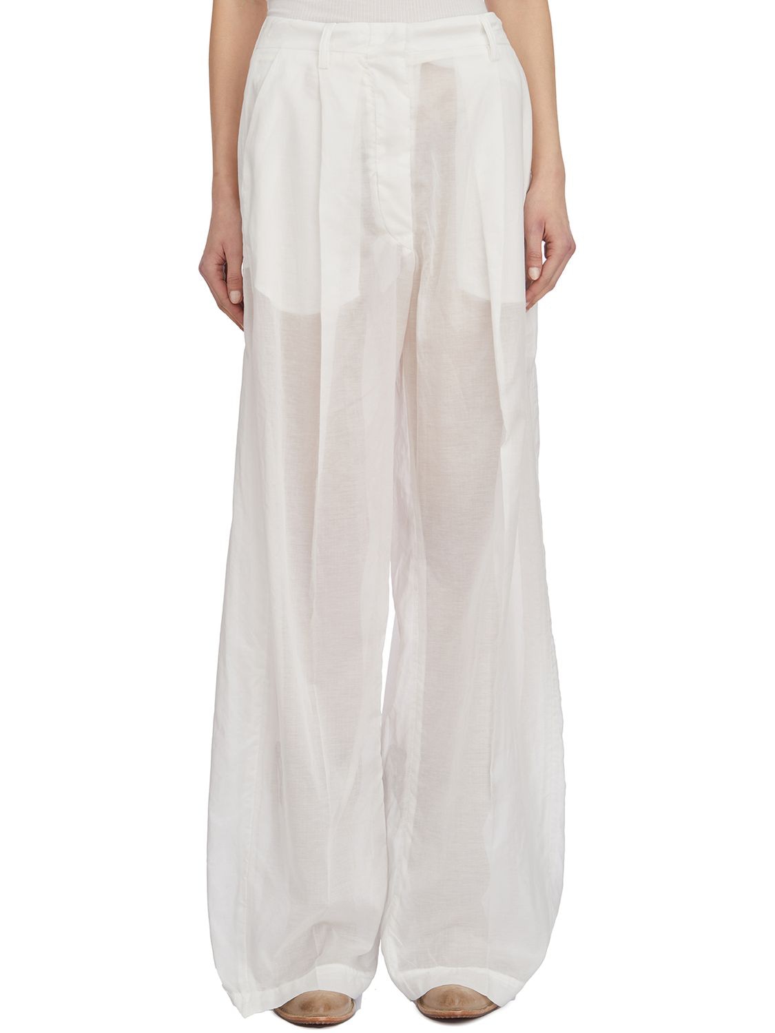 THE LATEST Latest Cotton and Tencel Trousers - Size 40