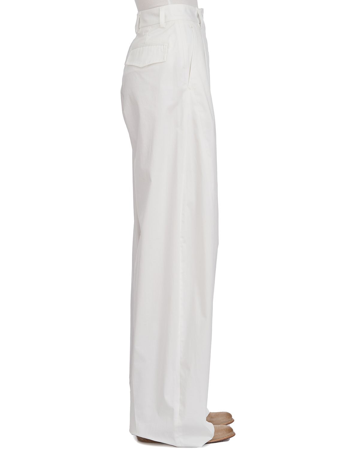 THE LATEST Wide-Leg Poplin Trousers for Women - Size 40