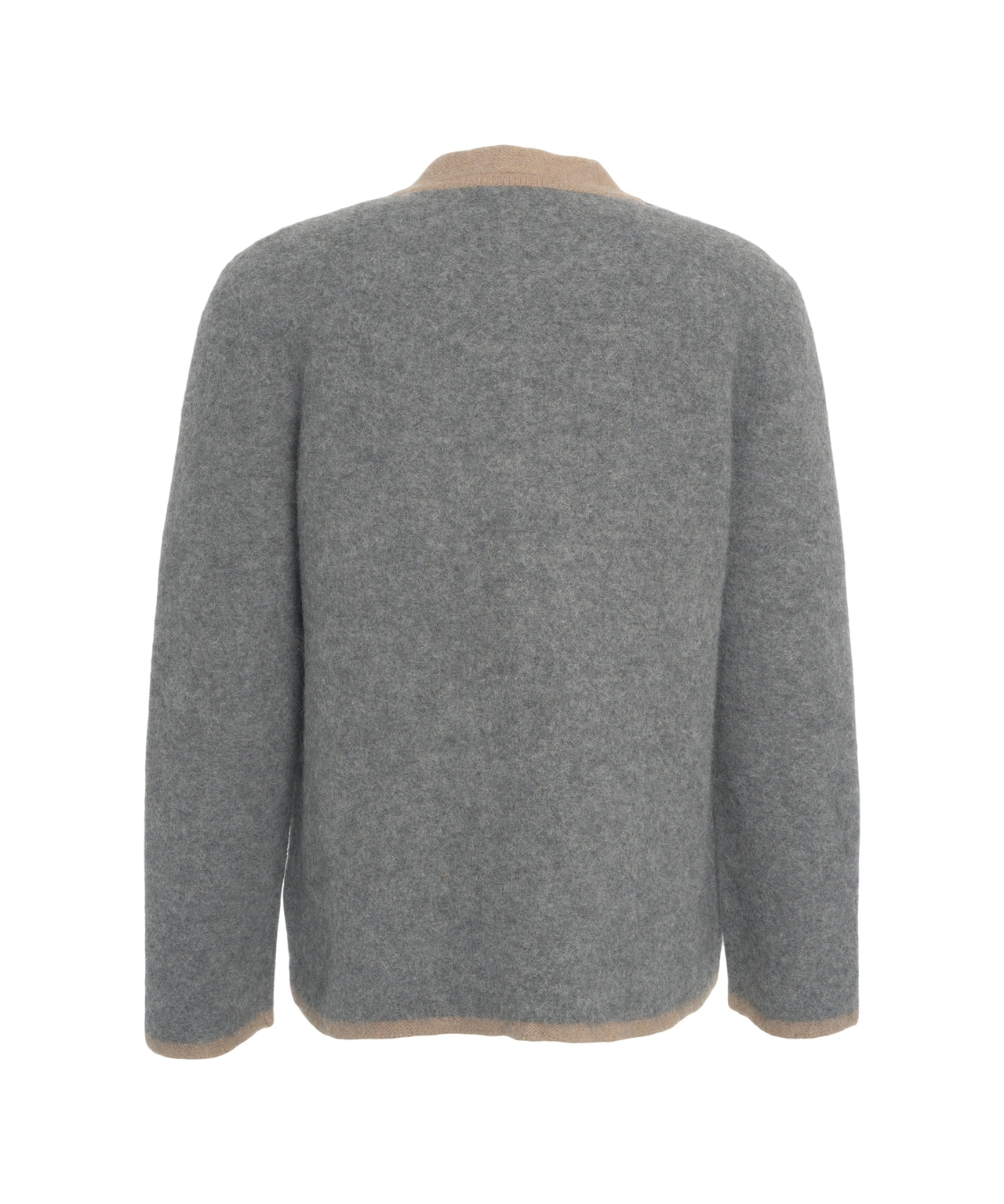 LUIS TRENKER Classic Wool Jacket with Contrasting Finishes for Men