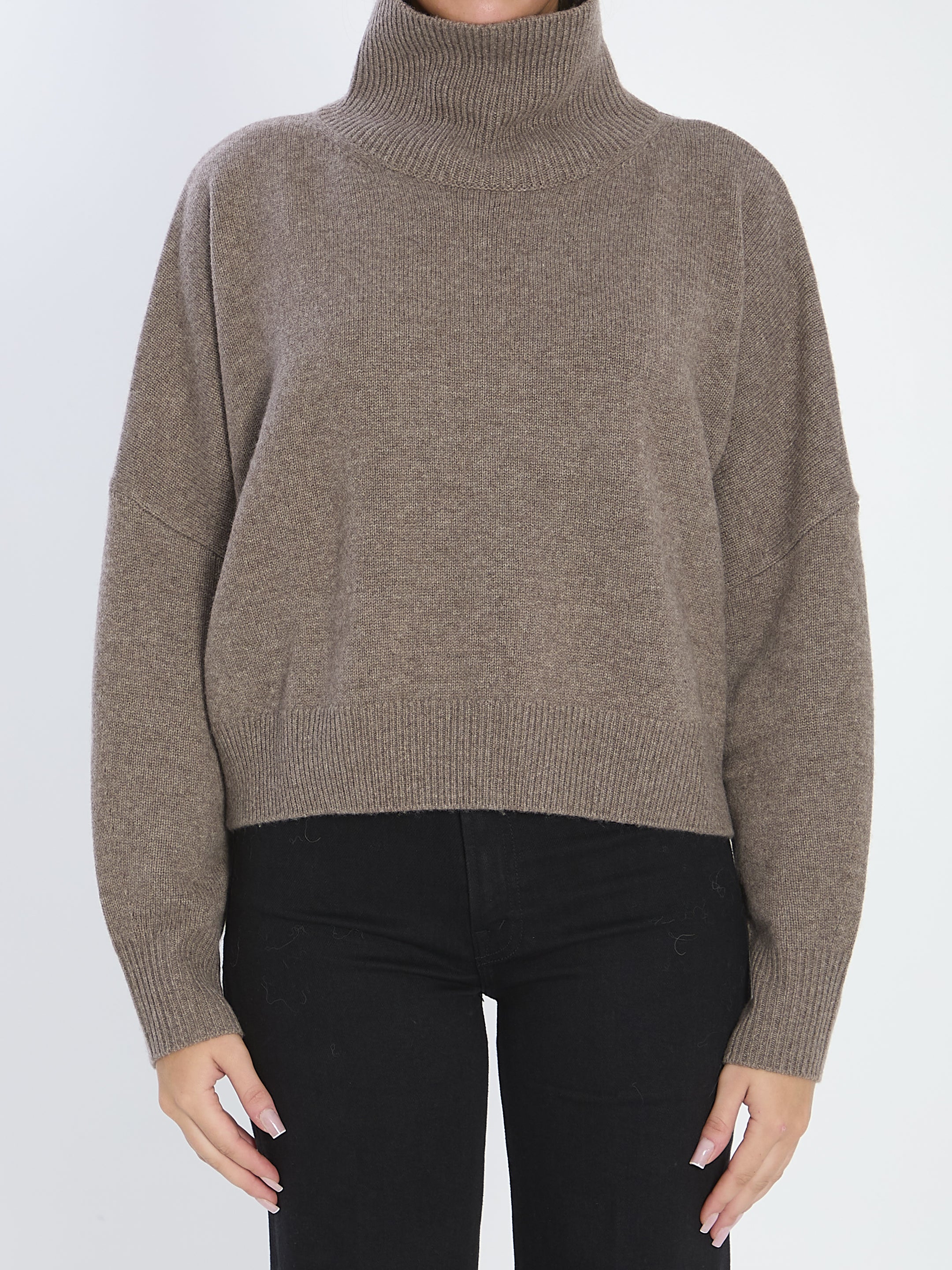 LOULOU DE SAISON Cropped Turtleneck Sweater - Women's XS
