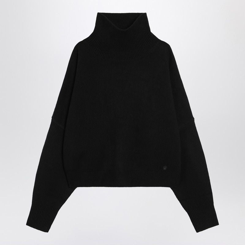 LOULOU DE SAISON Wool and Cashmere Sweater with Long Sleeves and High Neck