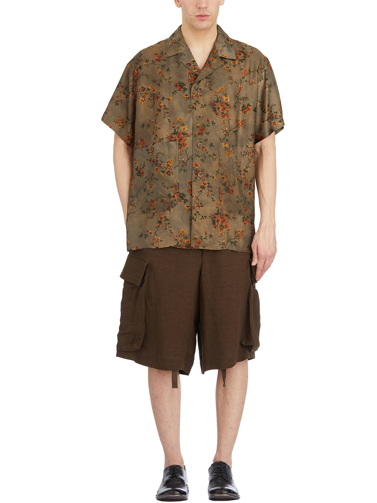 UMA WANG Men's Cargo Bermuda Shorts - Size M