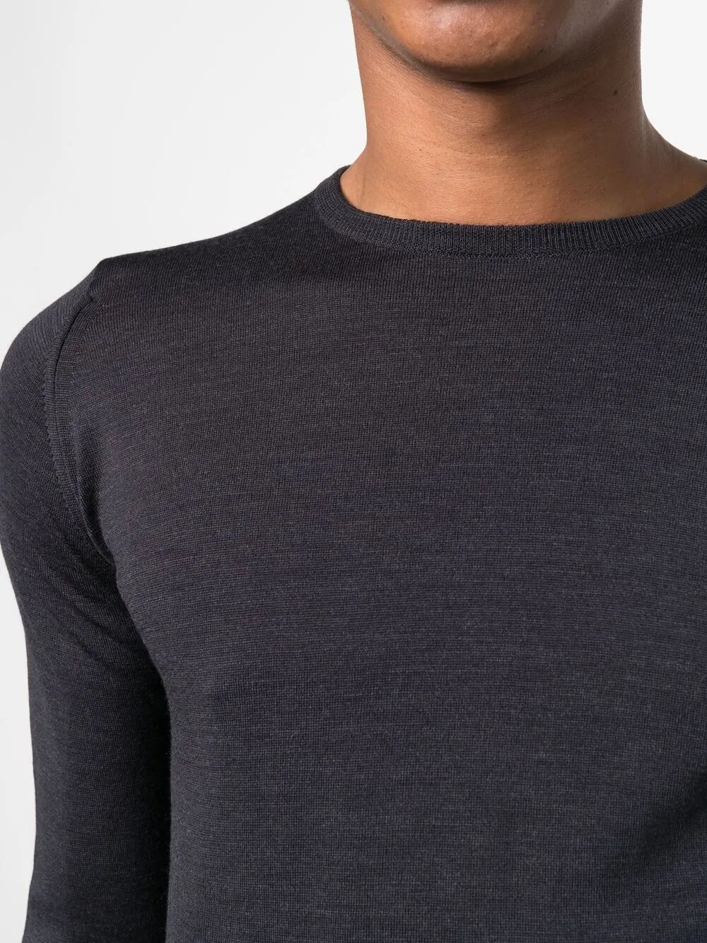 JOHN SMEDLEY Round Neck Pullover for Men