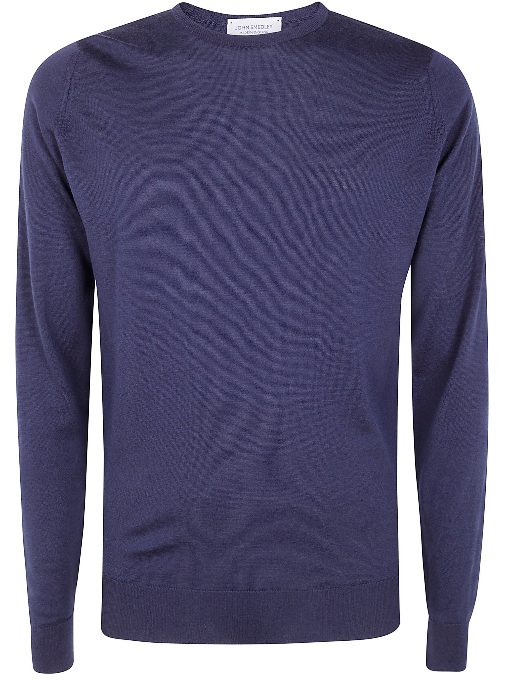 JOHN SMEDLEY Round Neck Pullover - Men's Merino Wool Sweater