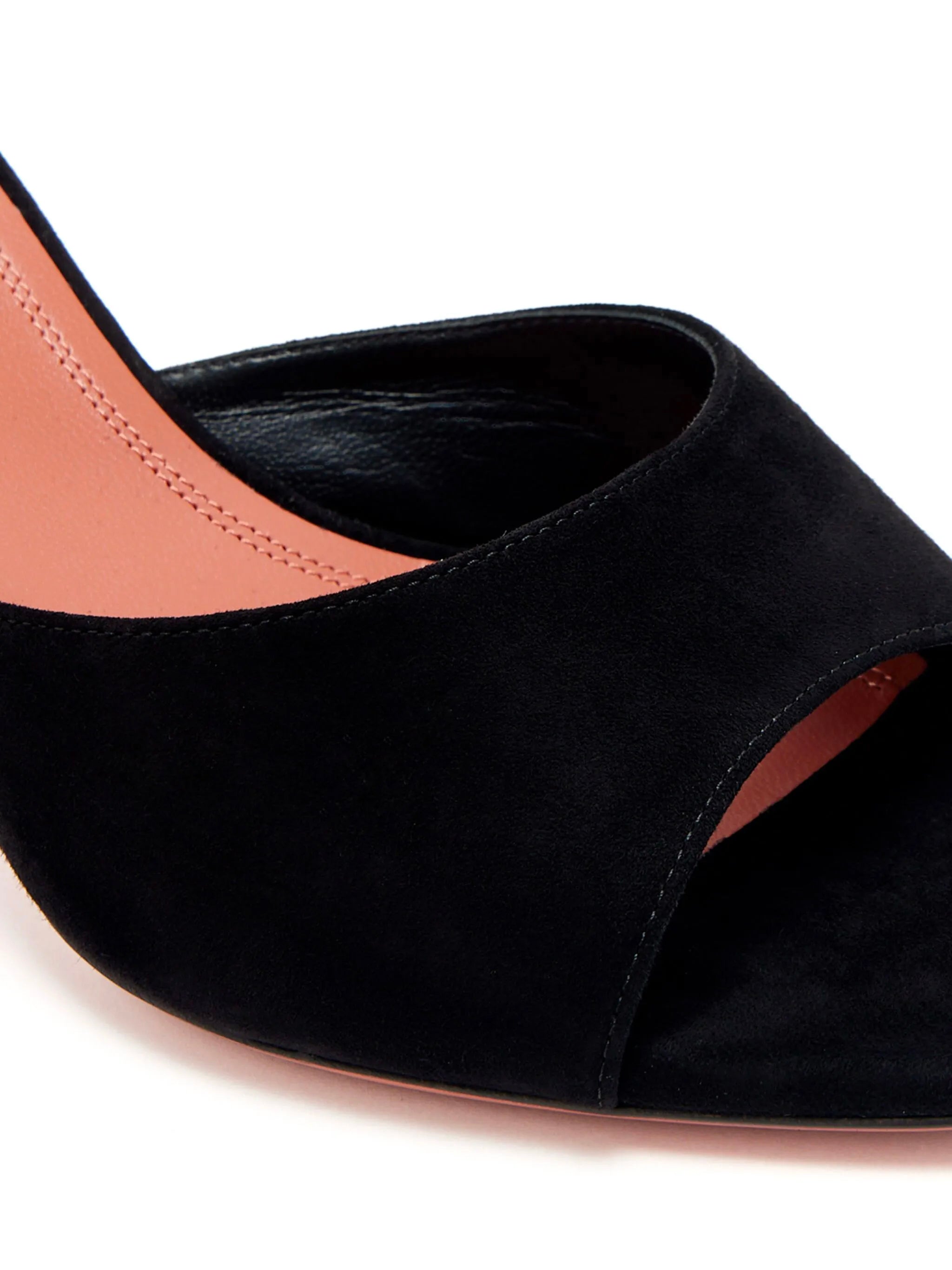 AMINA MUADDI Lupita Slipper 70mm Square Open Toe