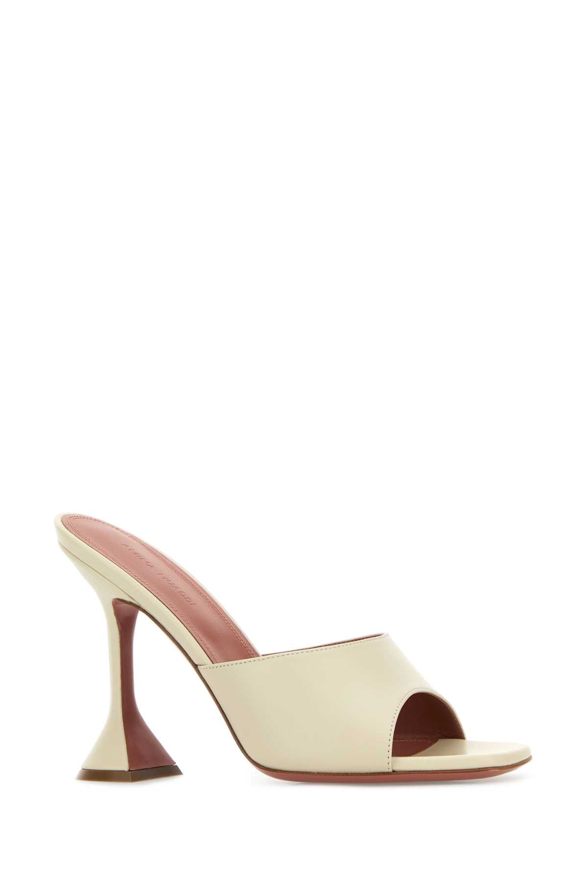 AMINA MUADDI Lupita Nappa Leather Flat Slipper