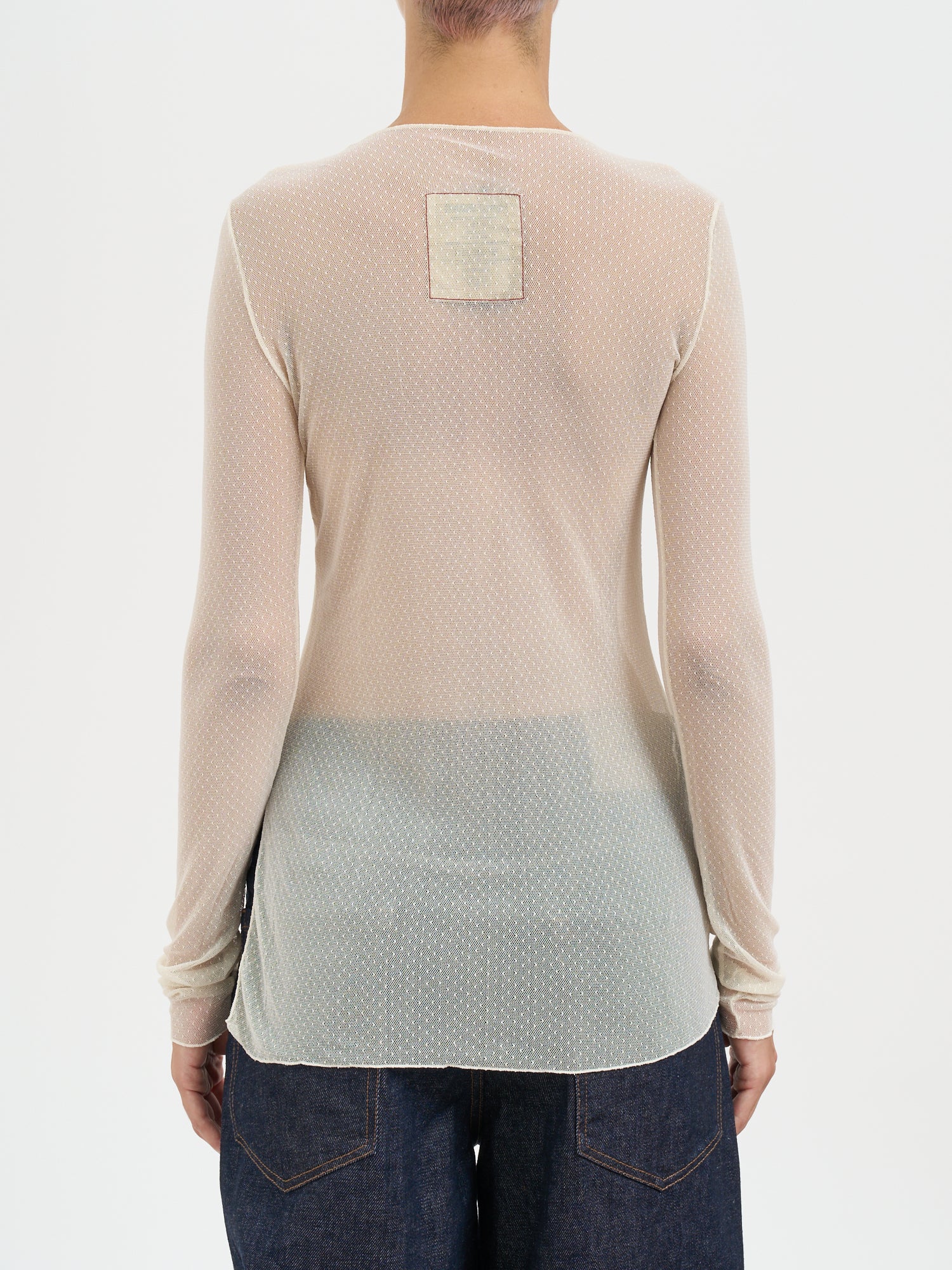 UMA WANG Tata Top Sweater - Crewneck Style (Size S)