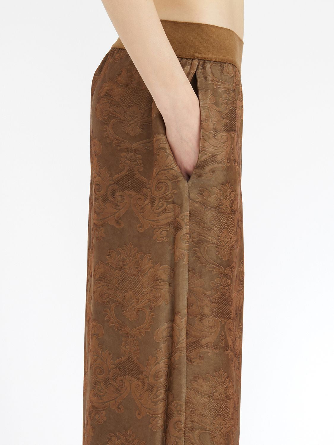 UMA WANG Viscose and Cupro Trousers with Elasticated Waist - Size S