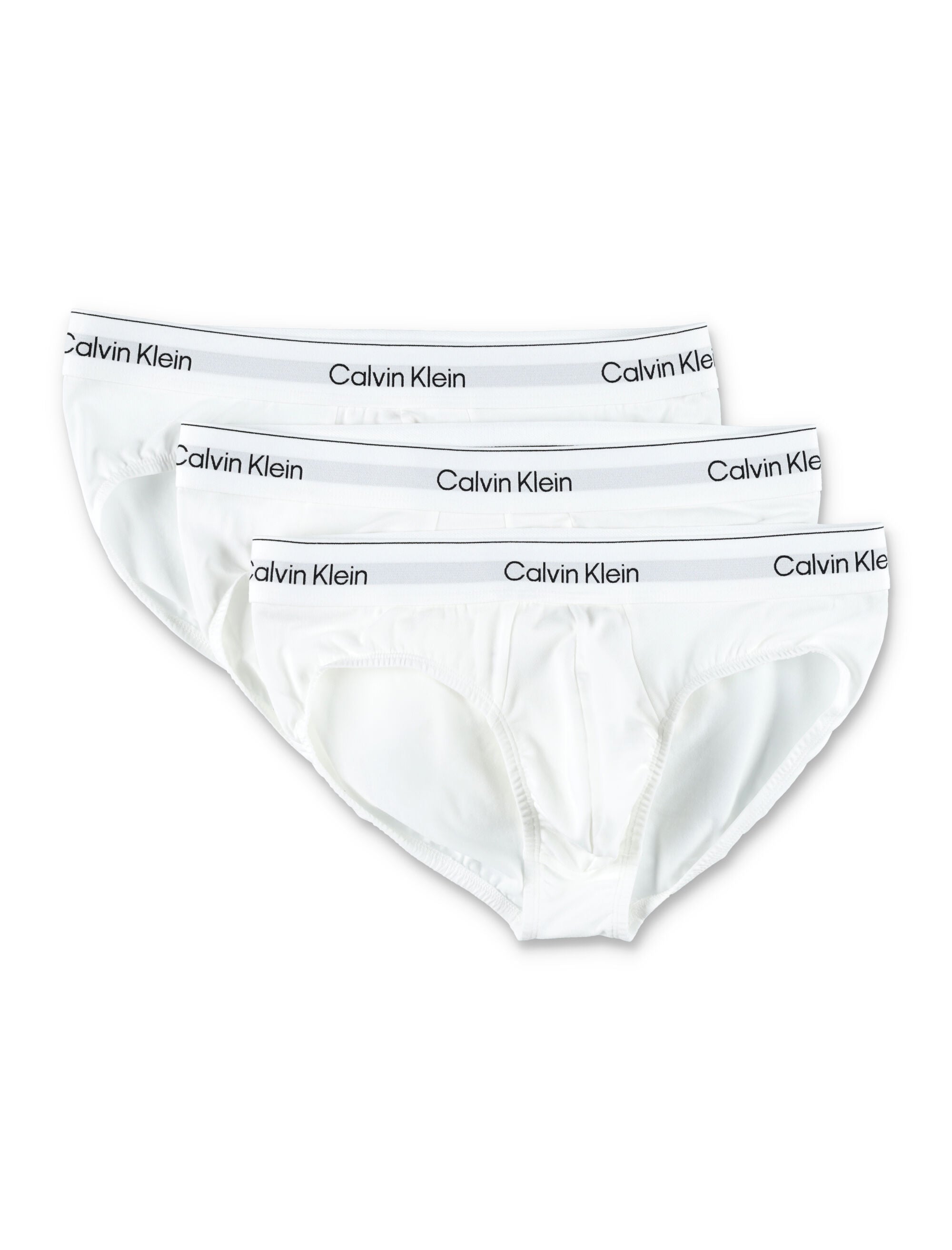 CALVIN KLEIN Men's Medium Rise 3 Pack Briefs