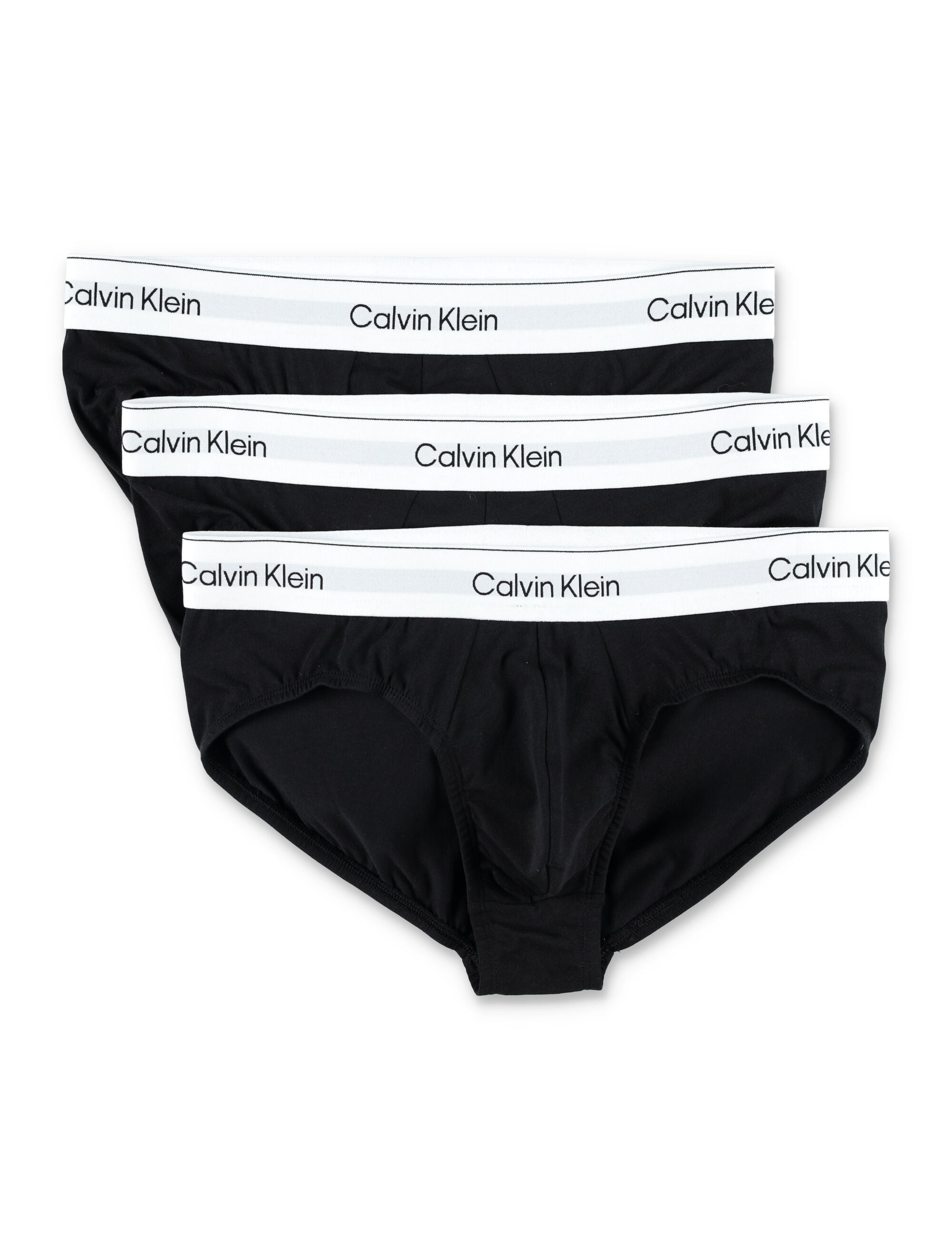 CALVIN KLEIN 3-Pack Cotton Blend Briefs for Men