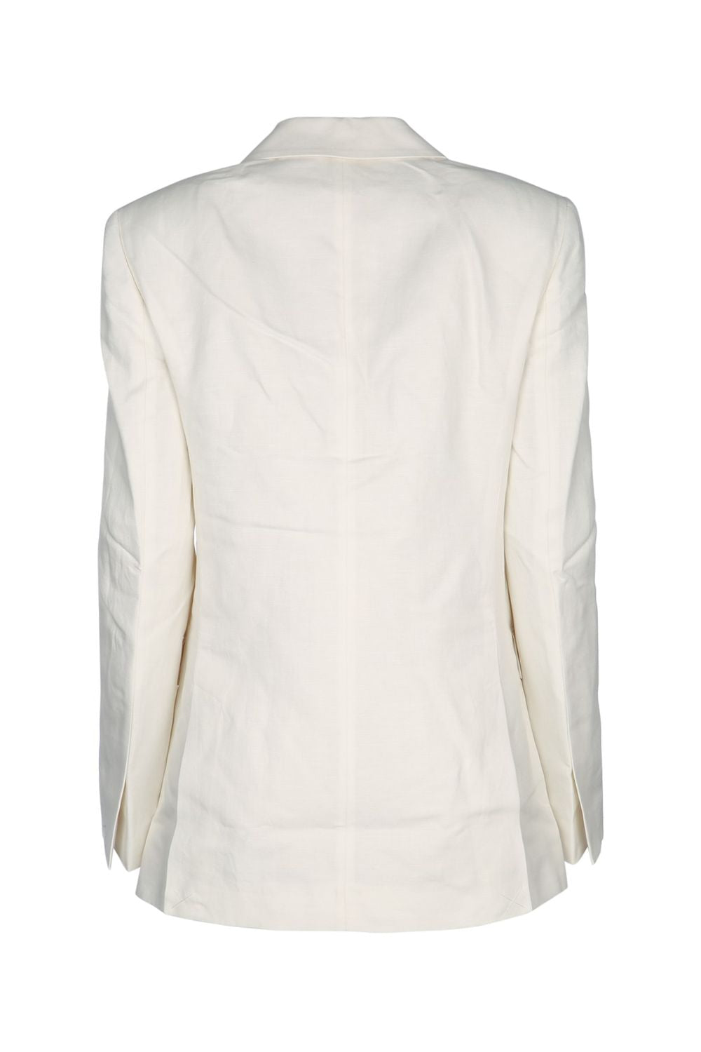 CALVIN KLEIN Relaxed Linen Double-Breasted Blazer for Women