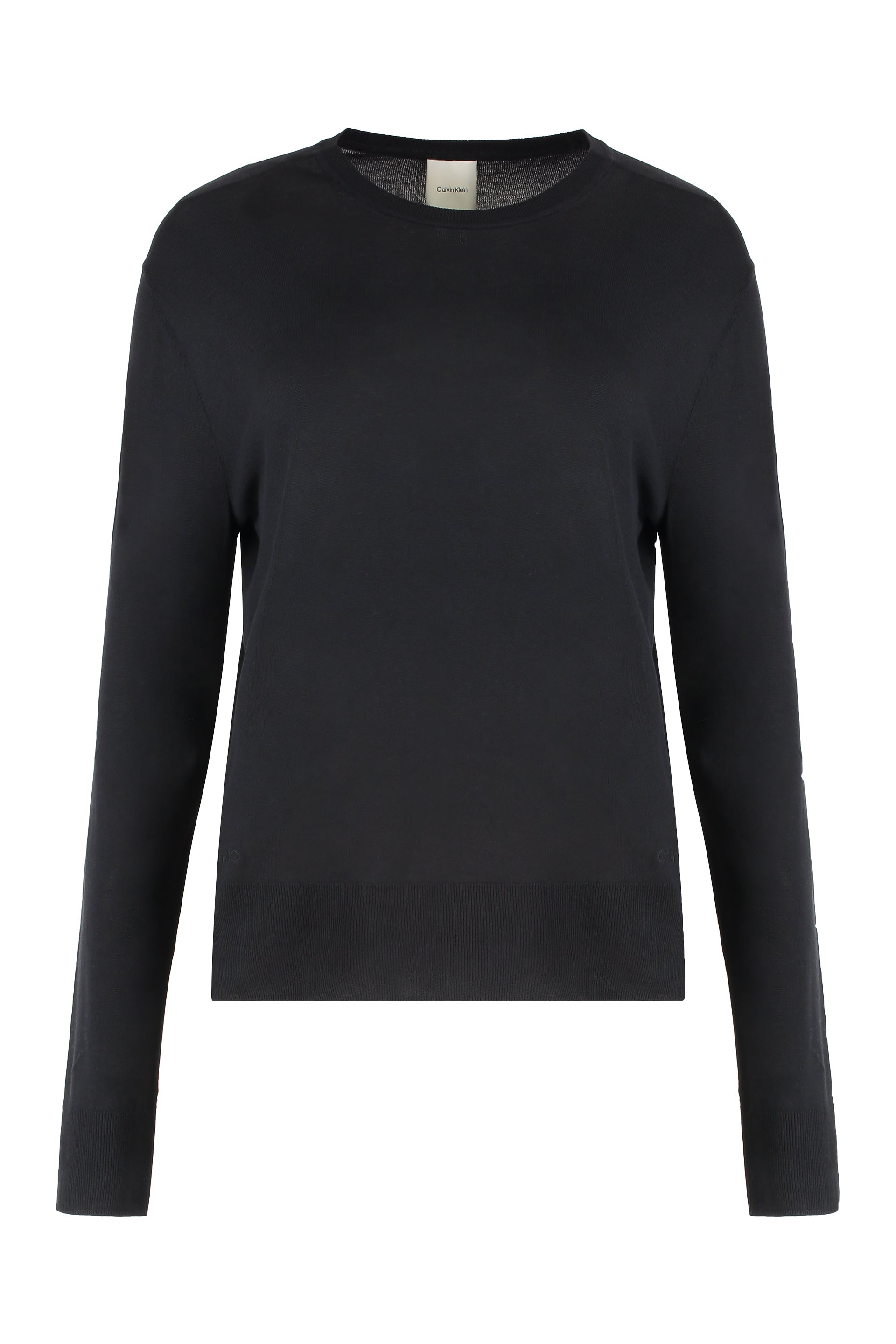CALVIN KLEIN Crew-Neck Viscose Sweater for Women - FW25