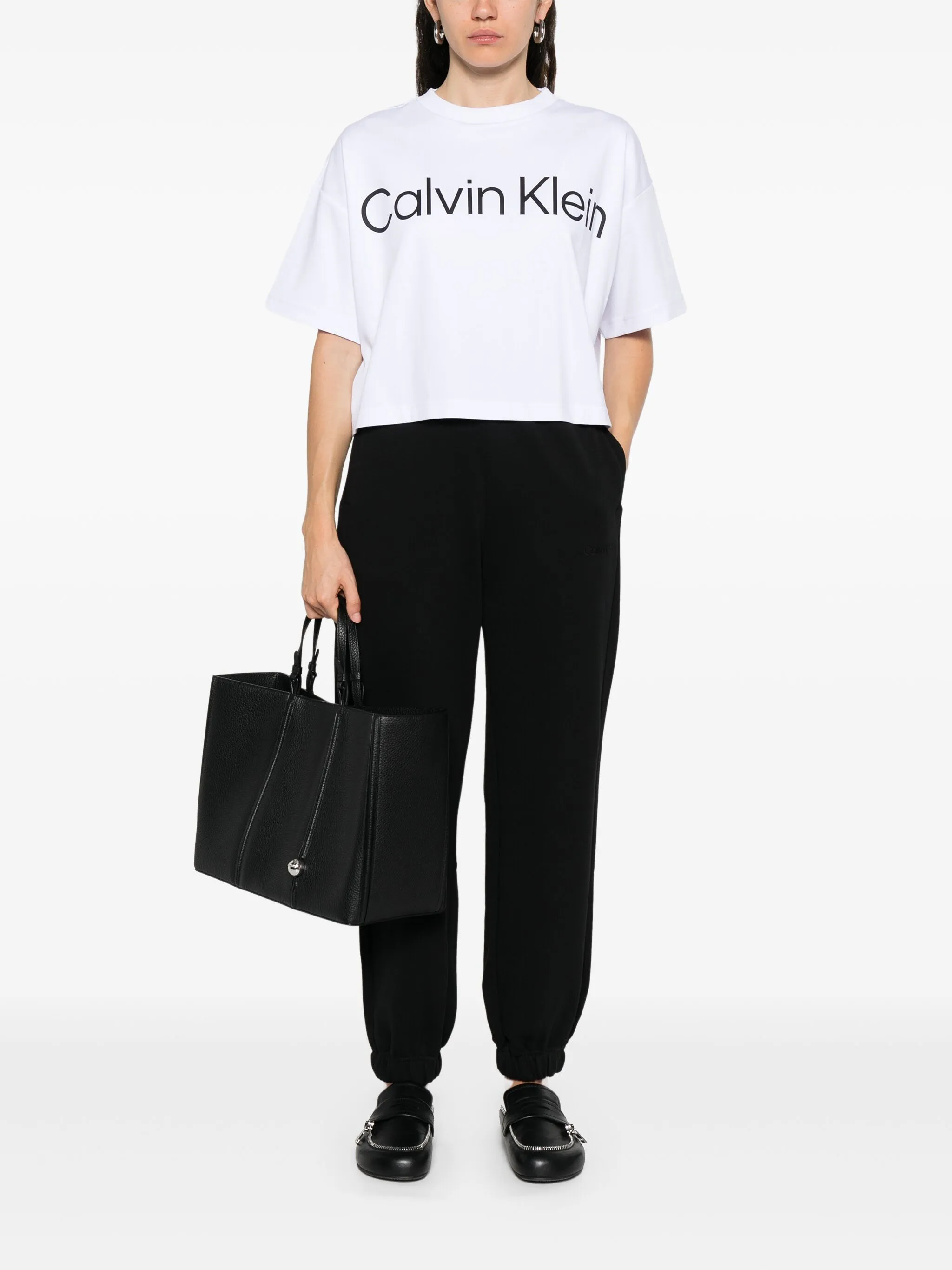 CALVIN KLEIN Boxy Logo Graphic Tee