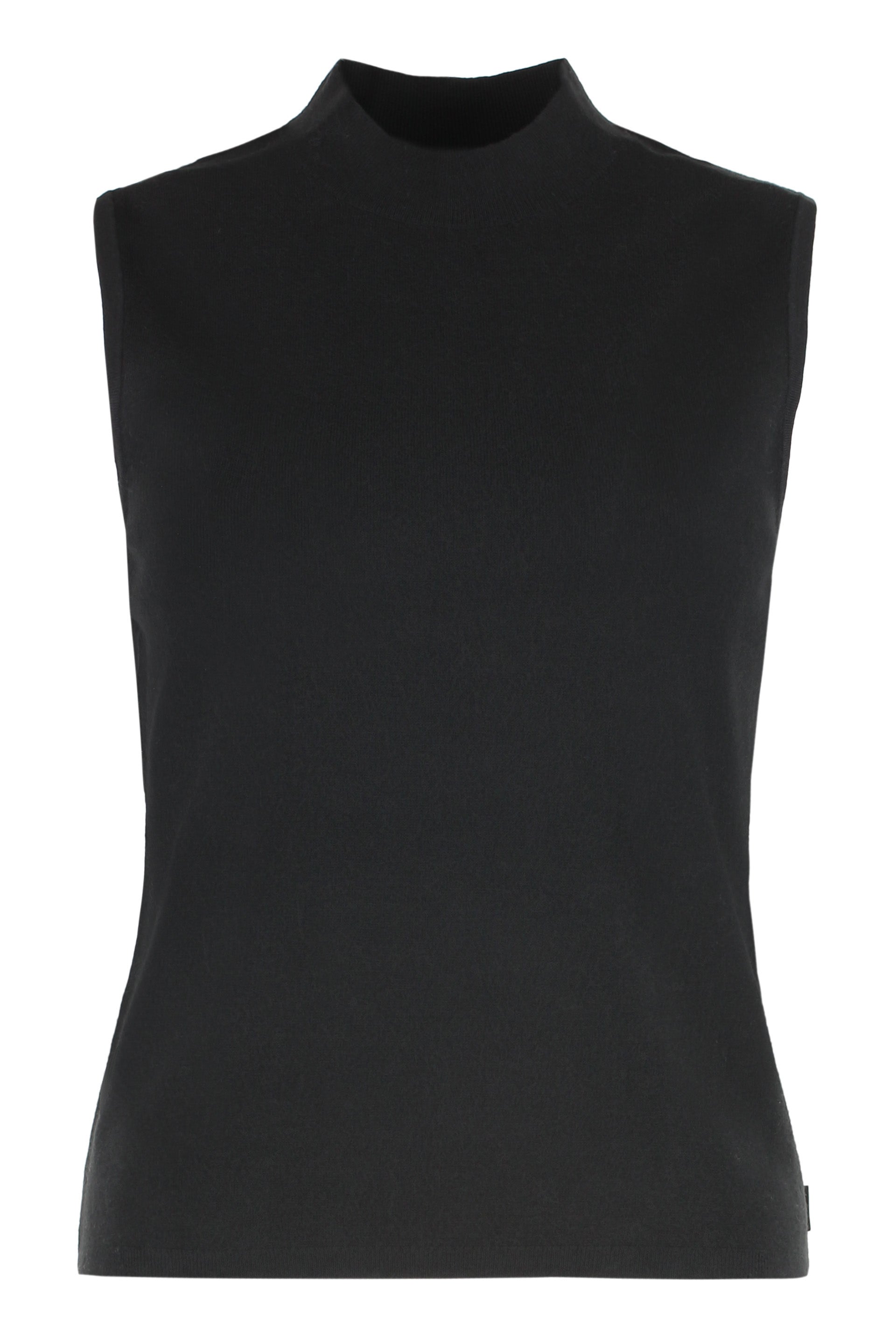 CALVIN KLEIN Fitted Mock Neck Tank Top